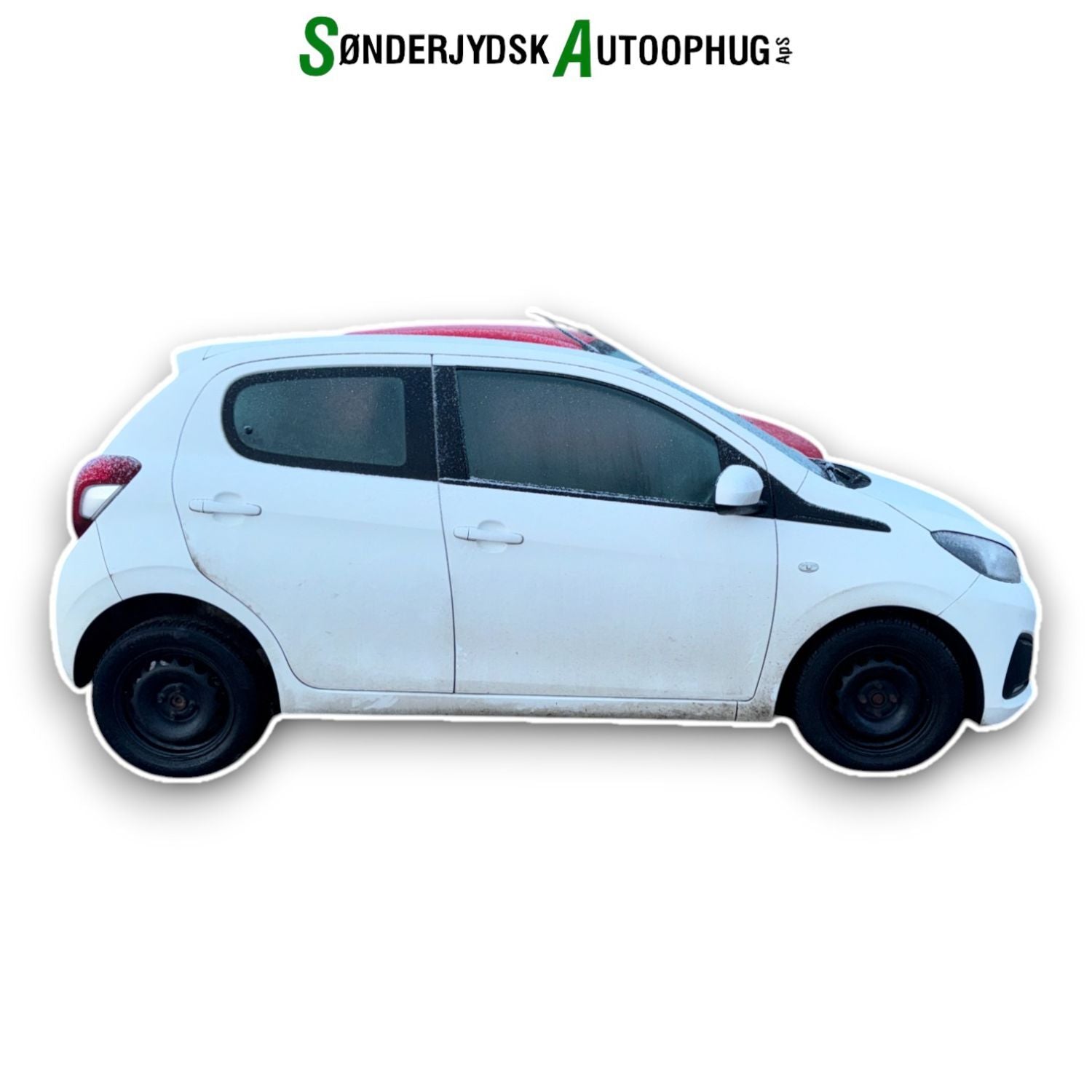 Peugeot 108 Pluk-Selv-Bil Med OEM Nr. Ophugger Fra Peugeot Ophugger