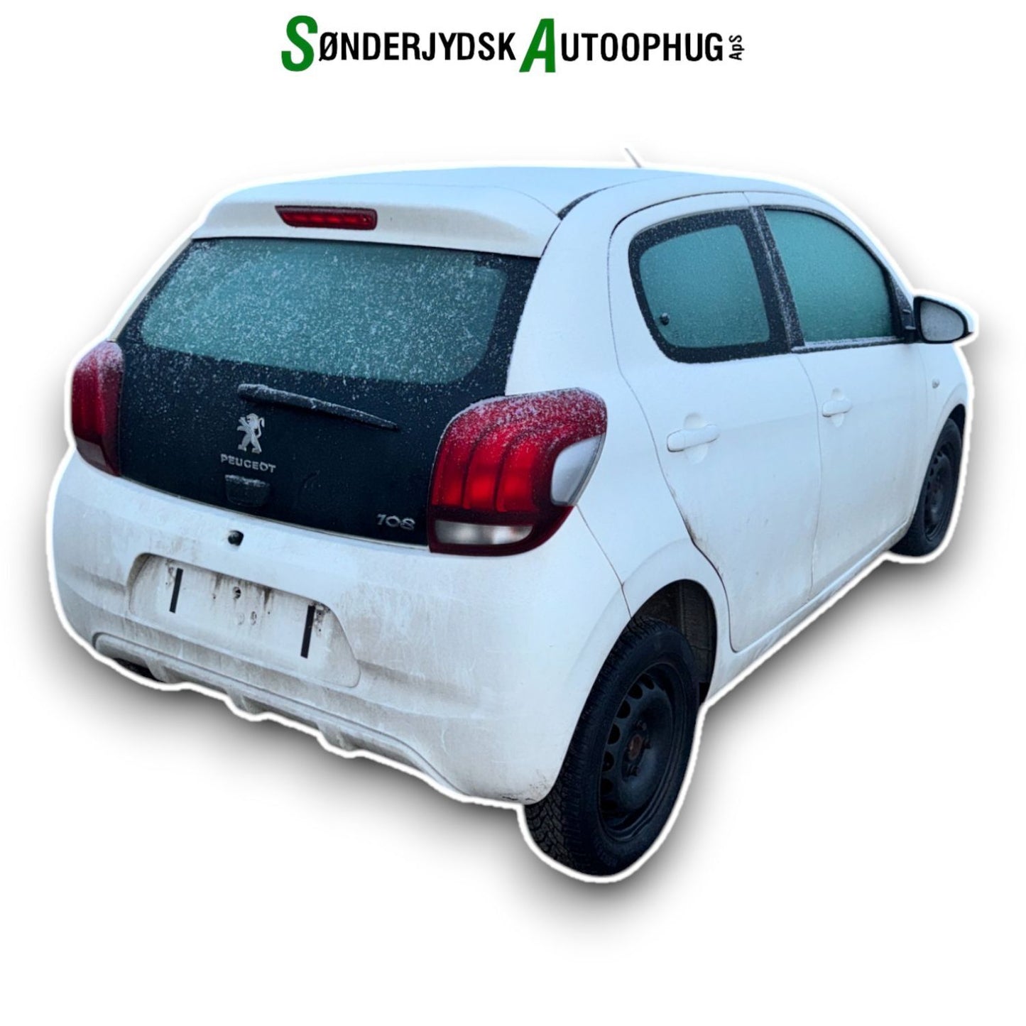 Peugeot 108 Pluk-Selv-Bil Med OEM Nr. Ophugger Fra Peugeot Ophugger