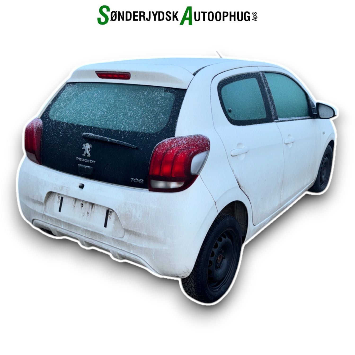 Peugeot 108 Pluk-Selv-Bil Med OEM Nr. Ophugger Fra Peugeot Ophugger