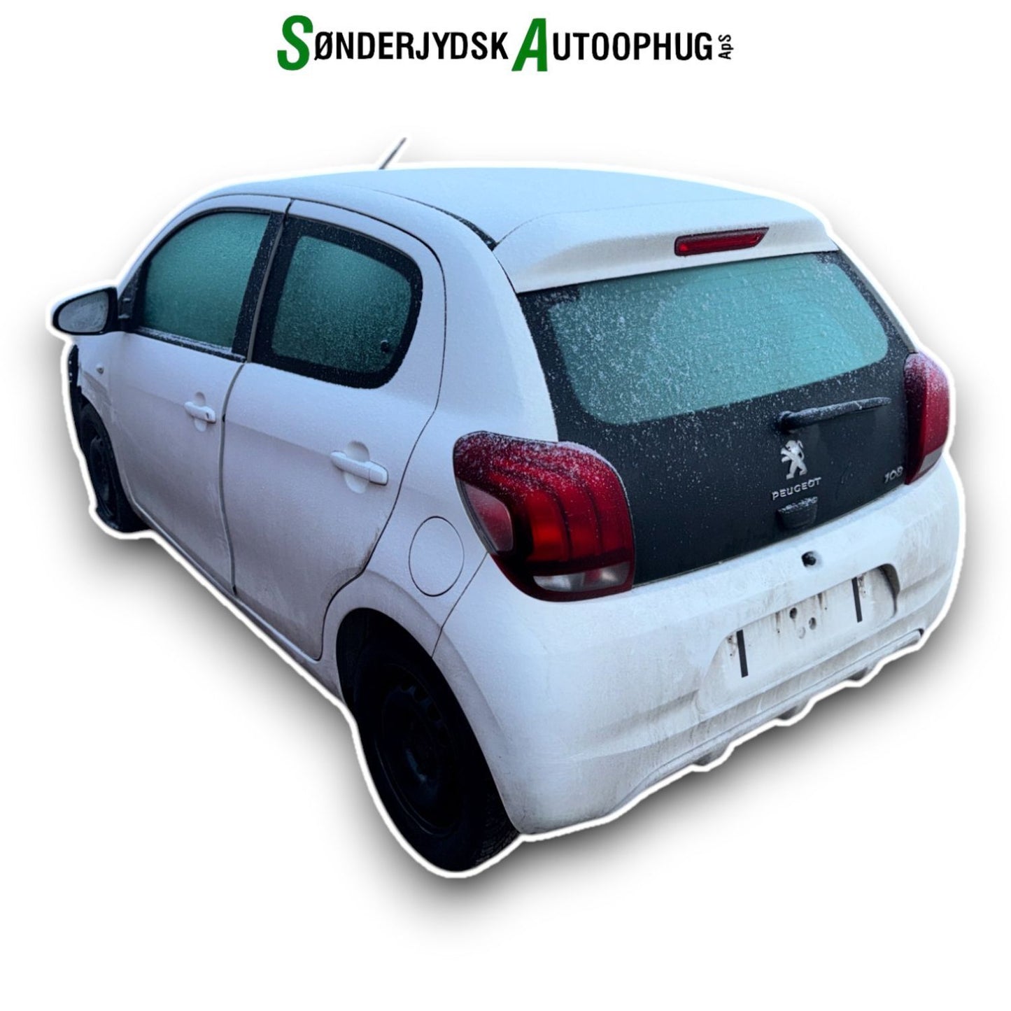 Peugeot 108 Pluk-Selv-Bil Med OEM Nr. Ophugger Fra Peugeot Ophugger