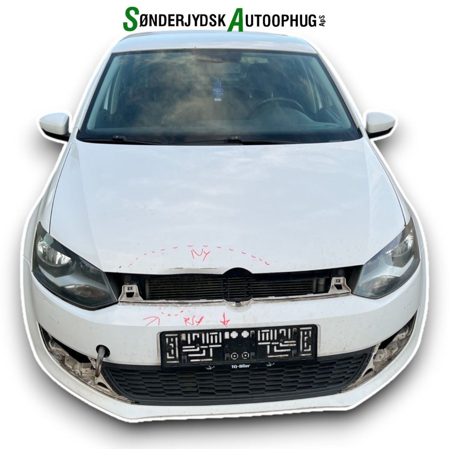 VW Polo 6R Pluk-Selv-Bil Med OEM Nr. Ophugger Fra VW Ophugger