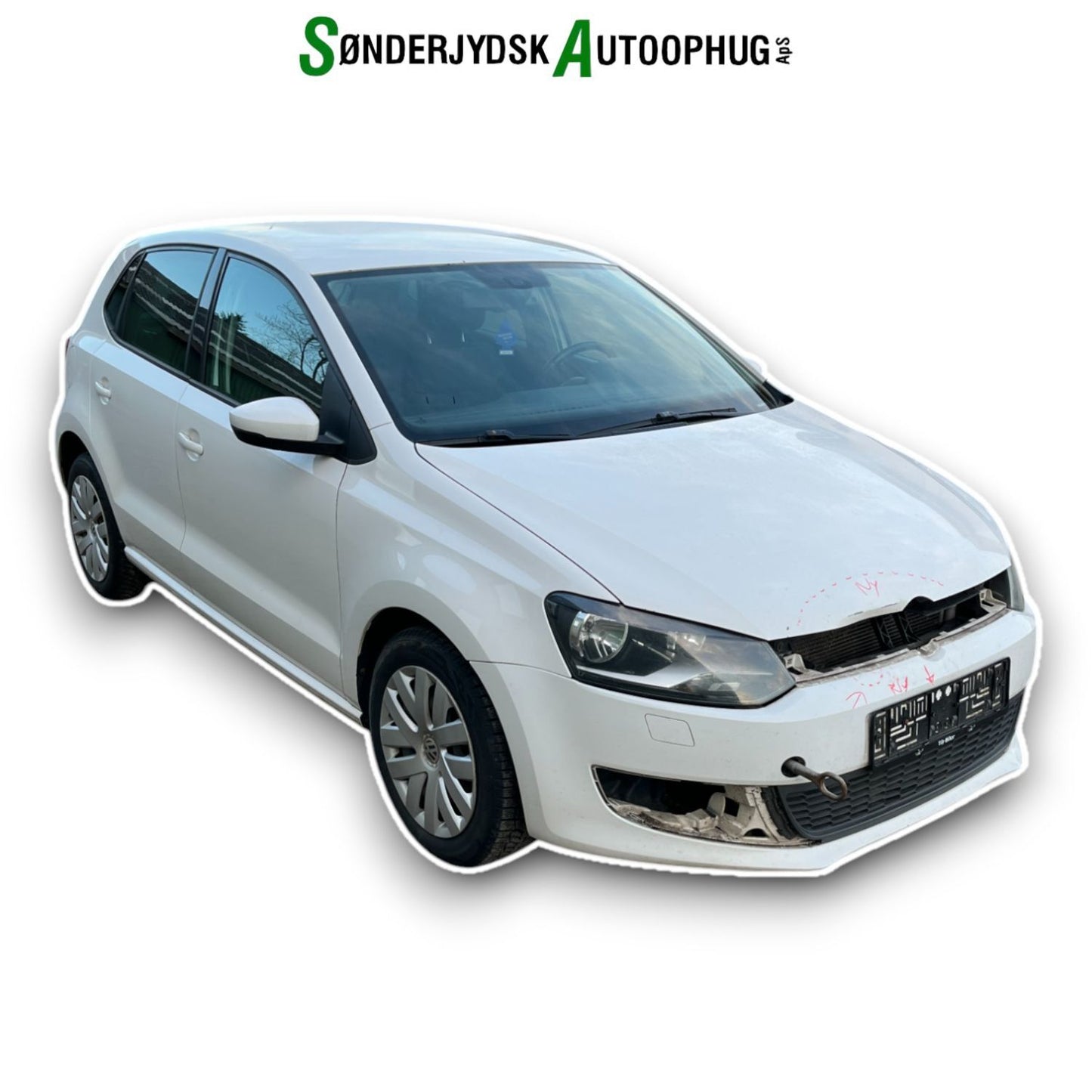 VW Polo 6R Pluk-Selv-Bil Med OEM Nr. Ophugger Fra VW Ophugger