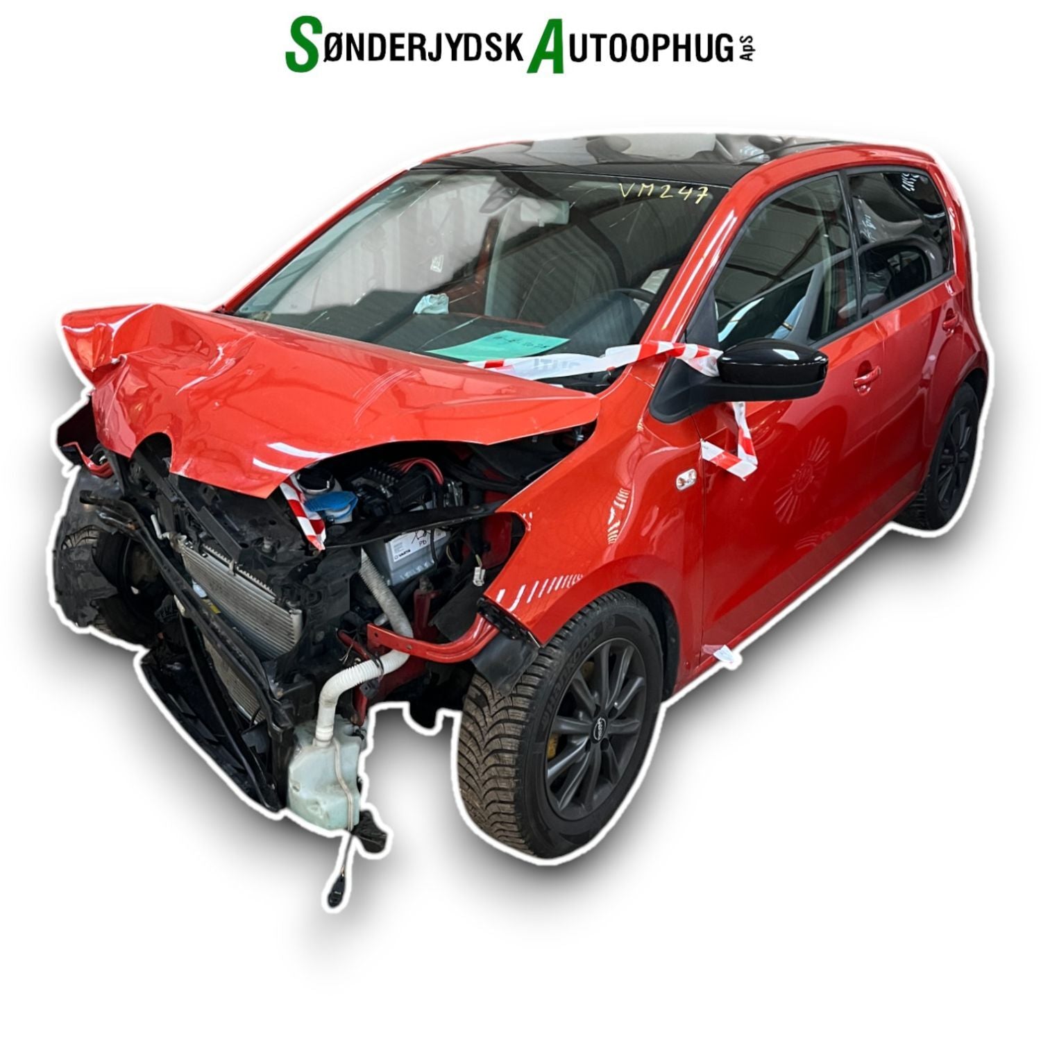 VW UP Pluk-Selv-Bil Med OEM Nr. FENDERUP Fra VW Ophugger