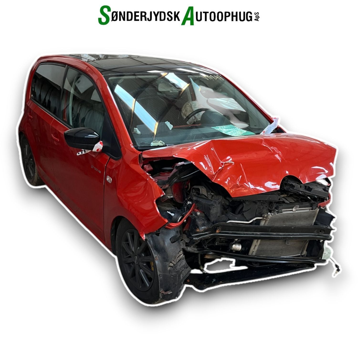 VW Up Pluk-Selv-Bil Med OEM Nr. FENDERUP Fra VW Ophugger