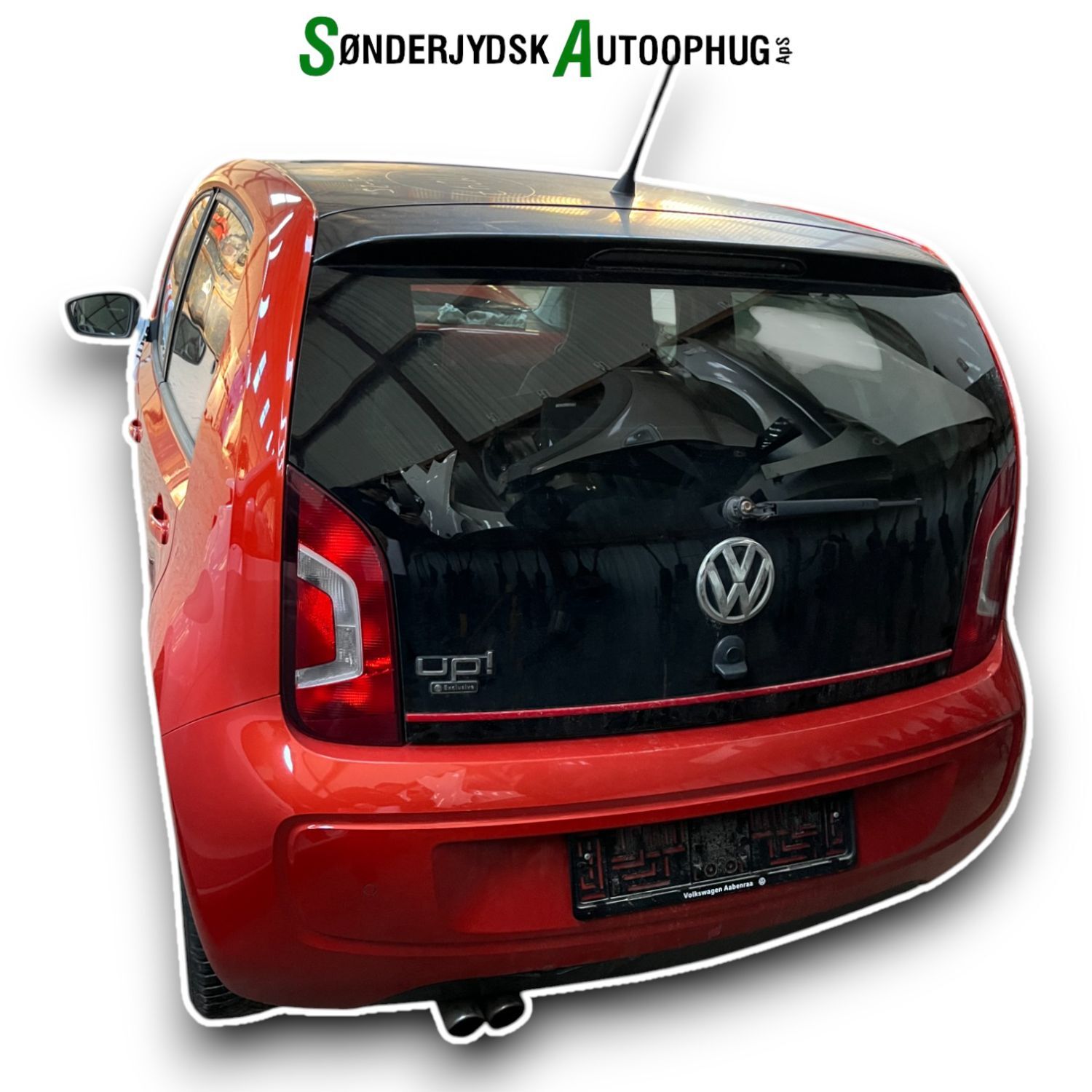 VW UP Pluk-Selv-Bil Med OEM Nr. FENDERUP Fra VW Ophugger