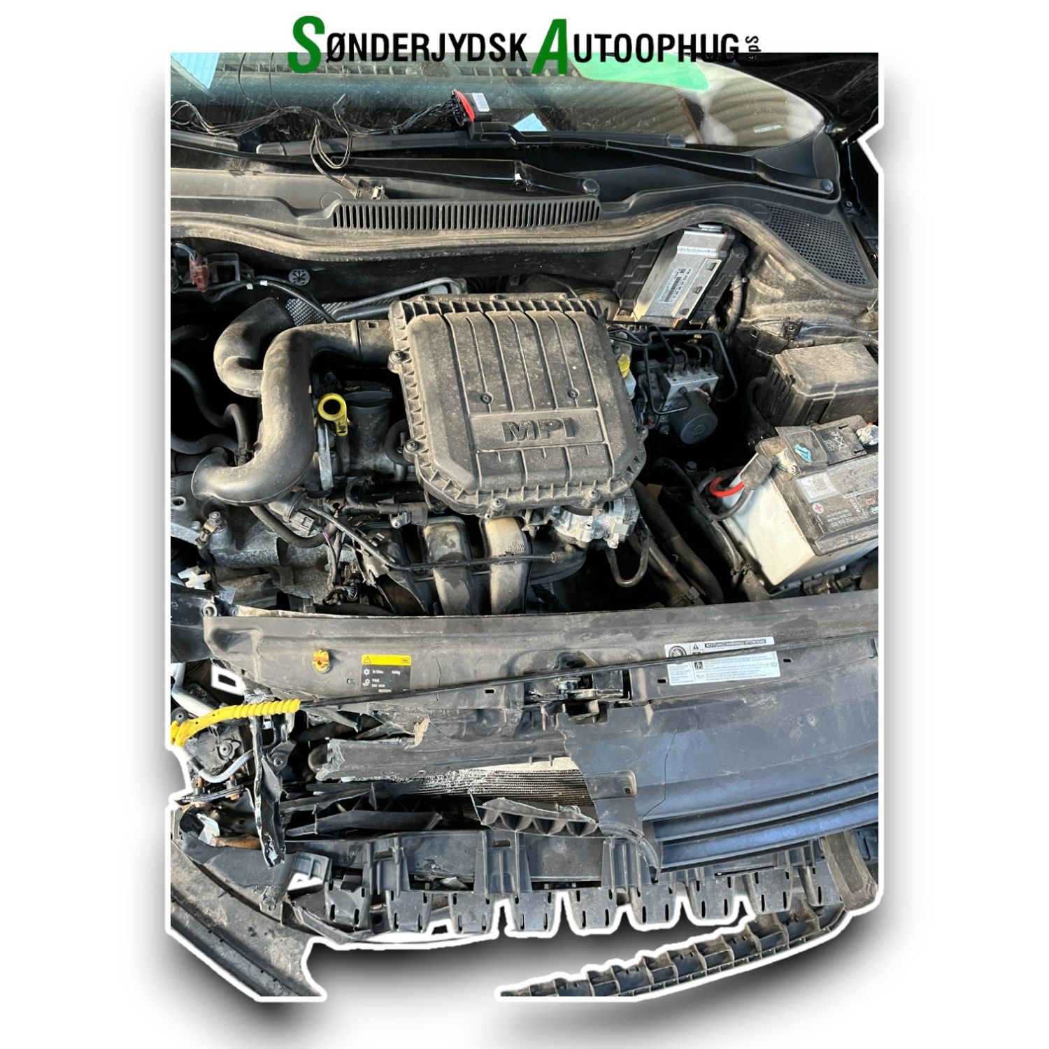 VW Polo 6C Pluk-Selv-Bil Med OEM Nr. Ophugger Fra VW Ophugger