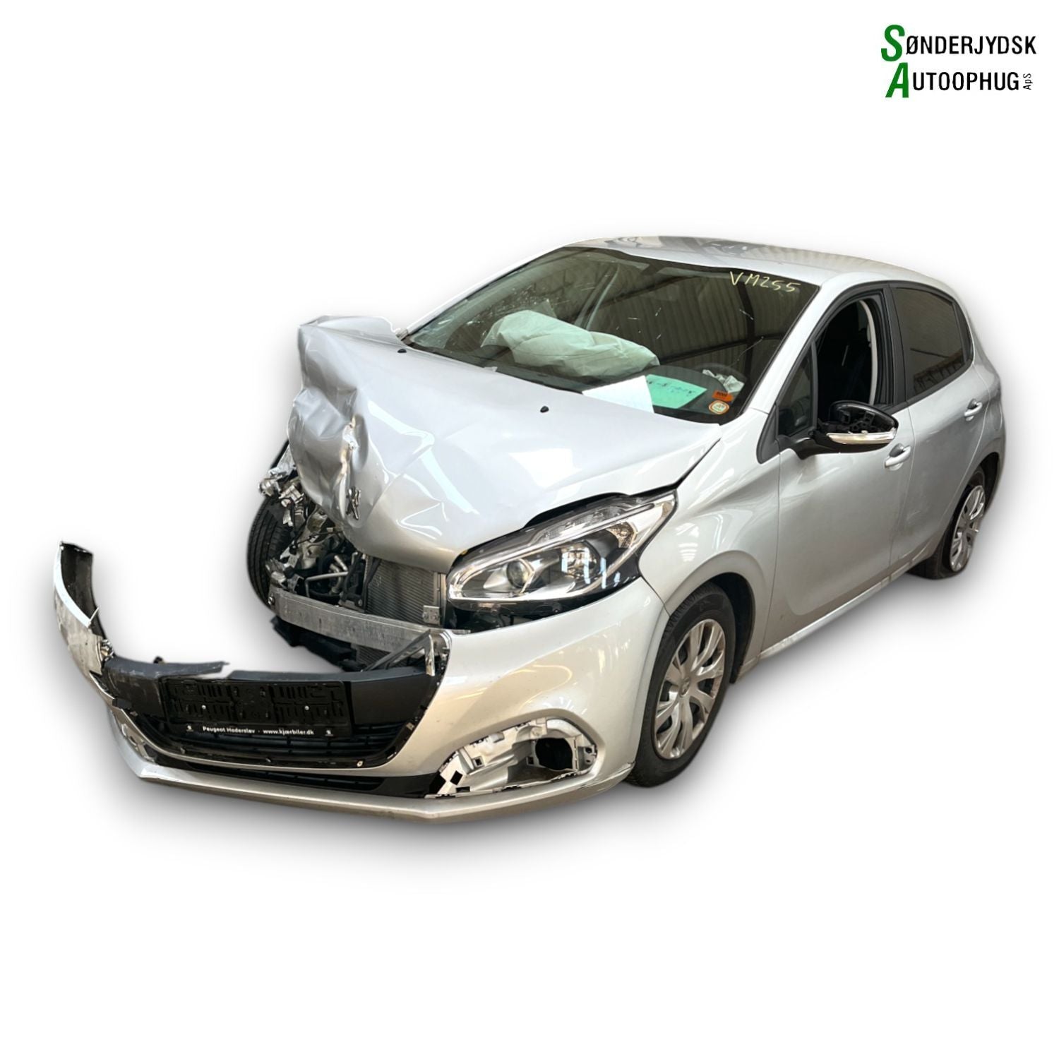 Peugeot 208 Pluk-Selv-Bil Med OEM Nr. Ophugger Fra Peugeot Ophugger