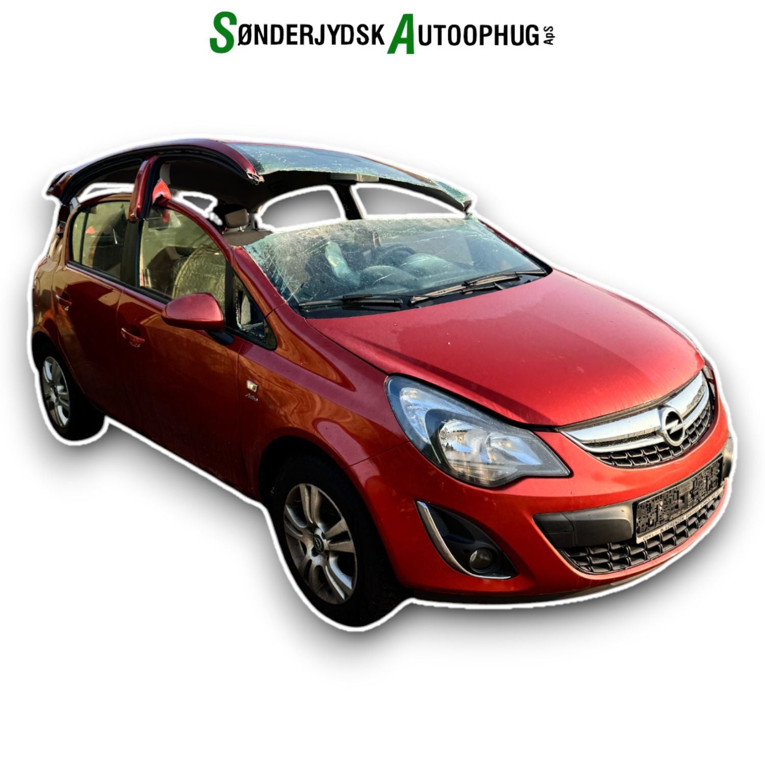 Opel Corsa D Pluk-Selv-Bil Med OEM Nr. Ophugger Fra Opel Ophugger