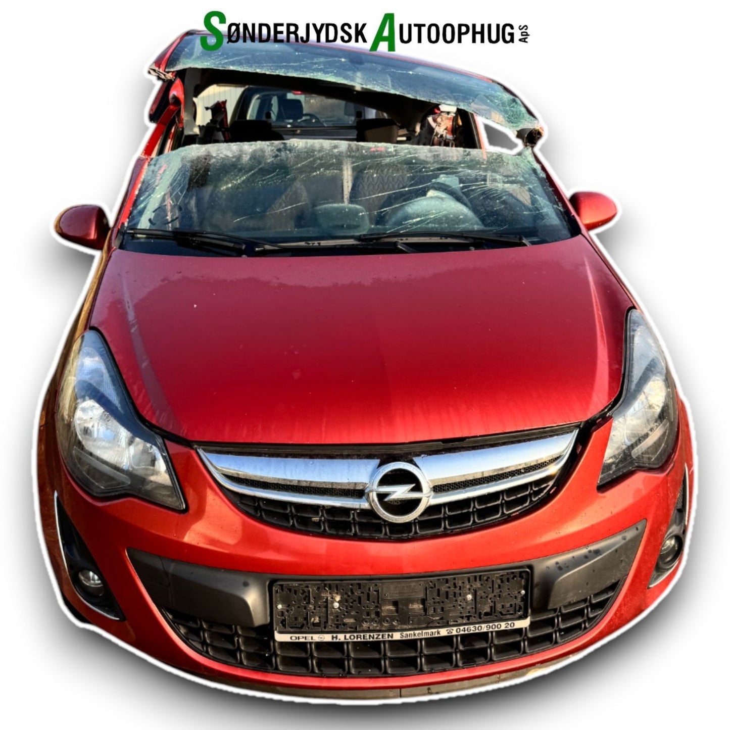 Opel Corsa D Pluk-Selv-Bil Med OEM Nr. Ophugger Fra Opel Ophugger