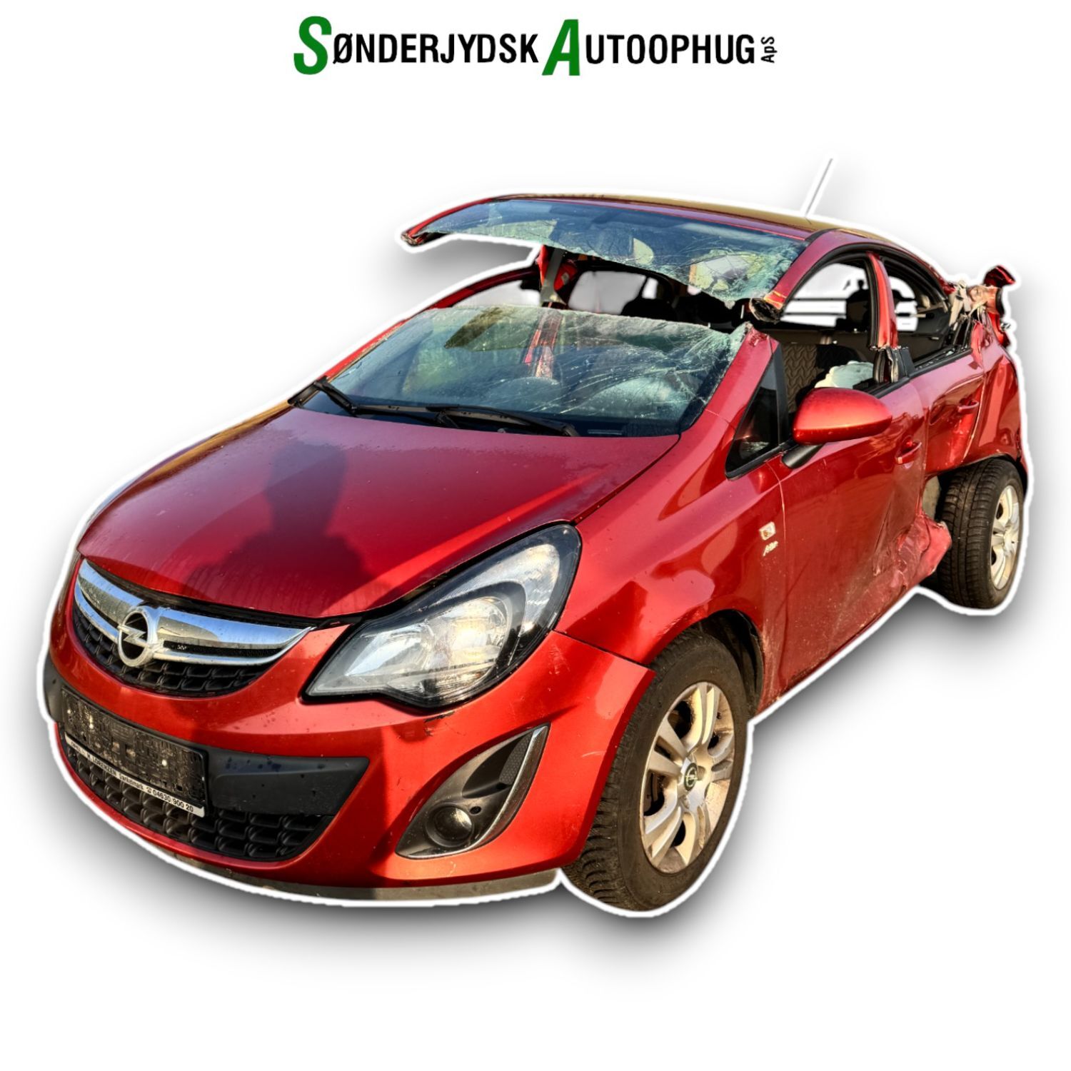 Opel Corsa D Pluk-Selv-Bil Med OEM Nr. Ophugger Fra Opel Ophugger