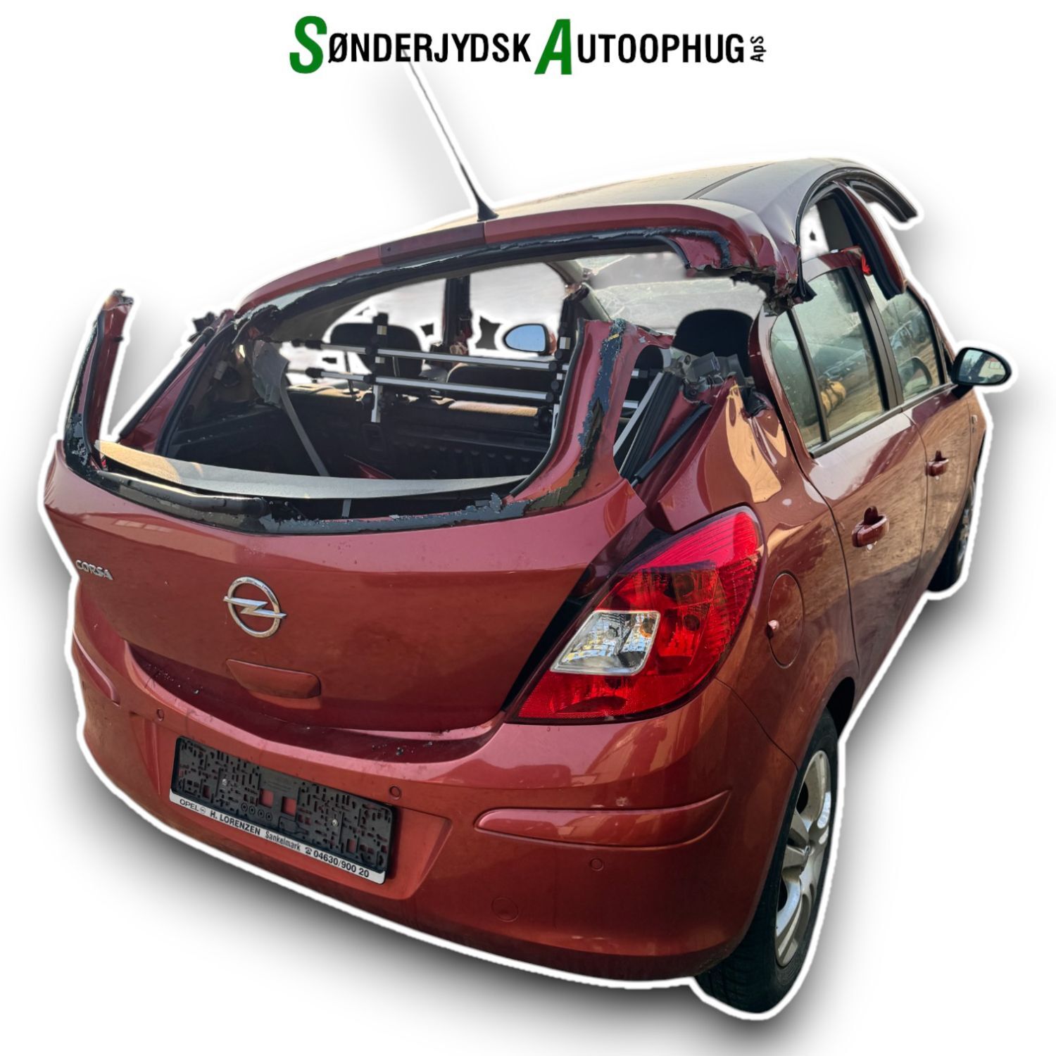 Opel Corsa D Pluk-Selv-Bil Med OEM Nr. Ophugger Fra Opel Ophugger