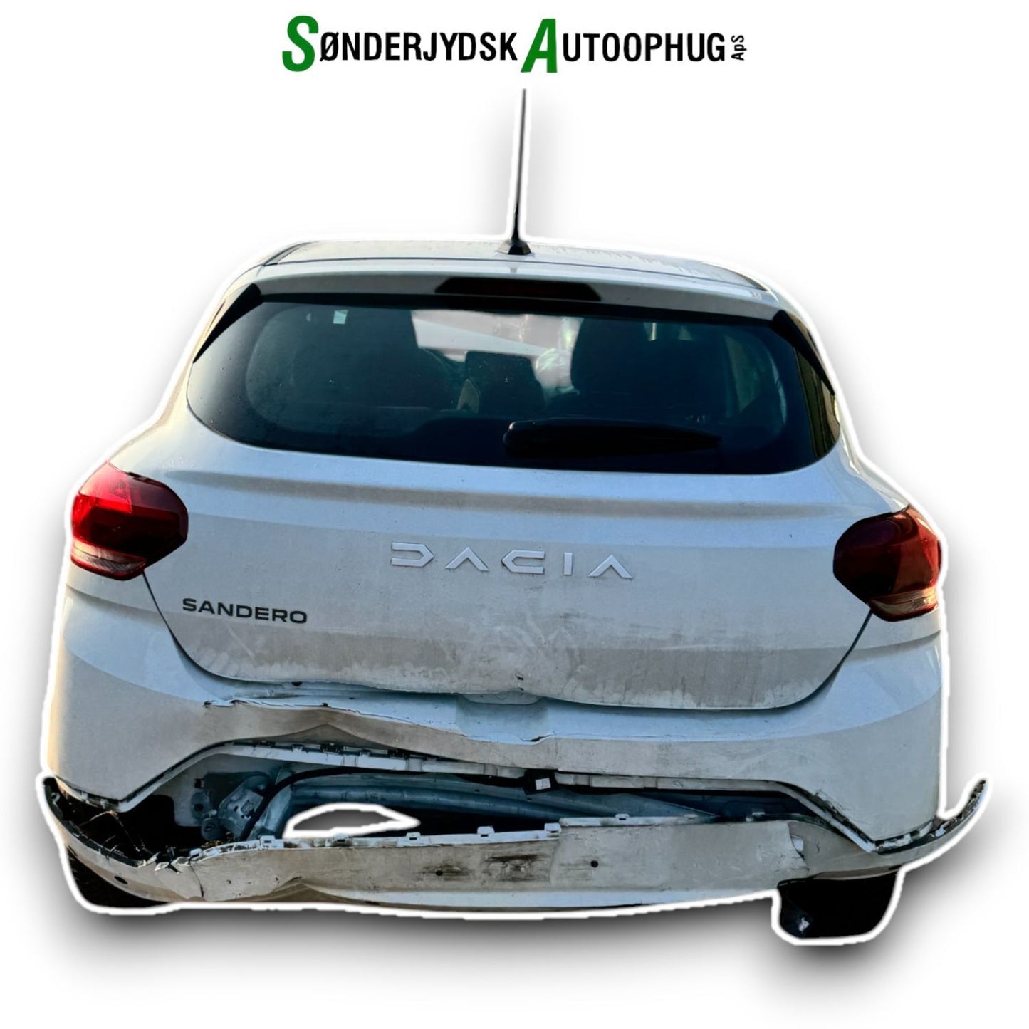 Dacia Sandero LLI Pluk-Selv-Bil Med OEM Nr. Ophugger Fra Dacia Ophugger