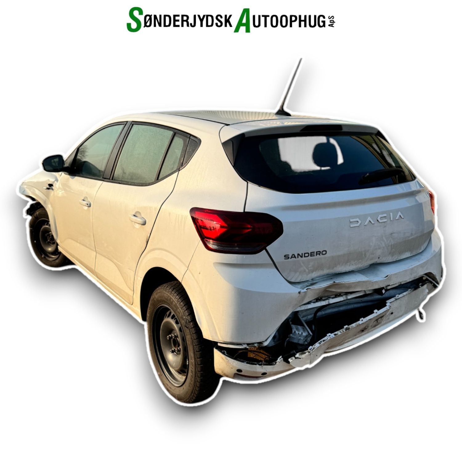 Dacia Sandero LLI Pluk-Selv-Bil Med OEM Nr. Ophugger Fra Dacia Ophugger