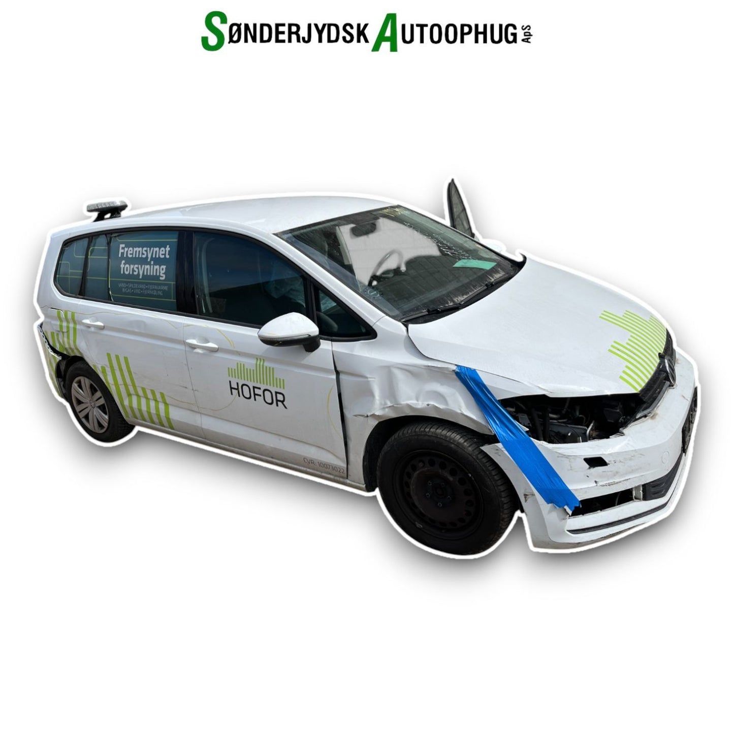 VW Touran 5T Pluk-Selv-Bil Med OEM Nr. Ophugger Fra VW Ophugger