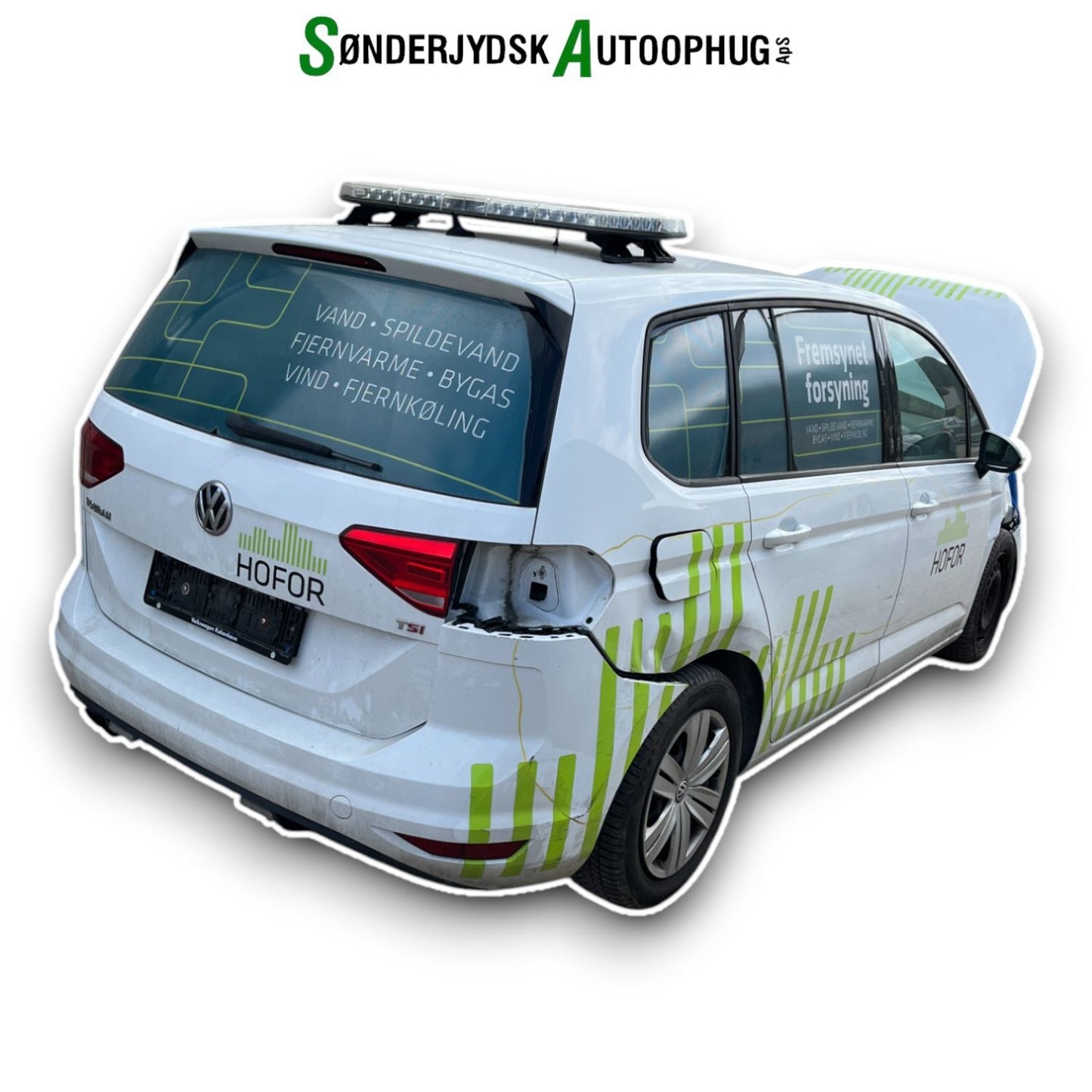 VW Touran 5T Pluk-Selv-Bil Med OEM Nr. Ophugger Fra VW Ophugger