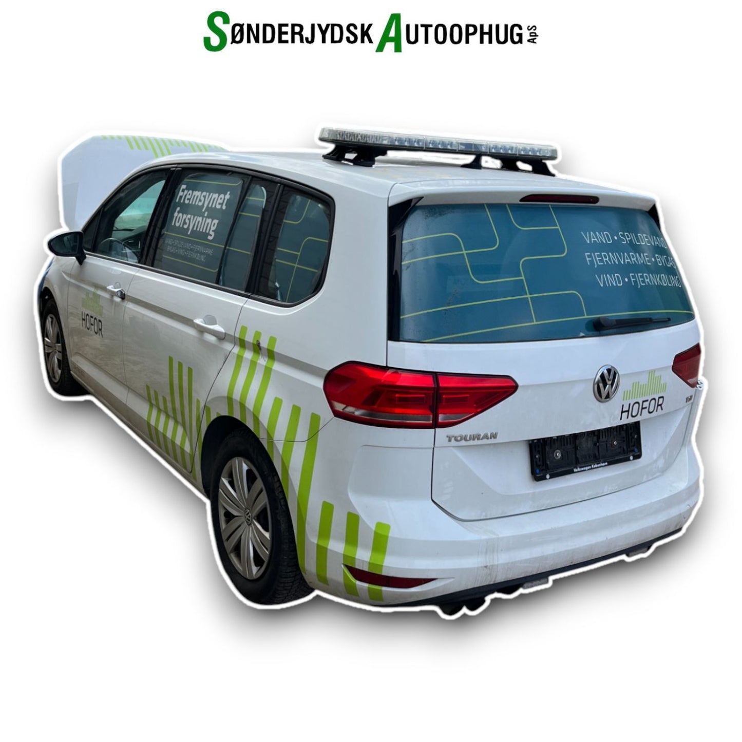 VW Touran 5T Pluk-Selv-Bil Med OEM Nr. Ophugger Fra VW Ophugger