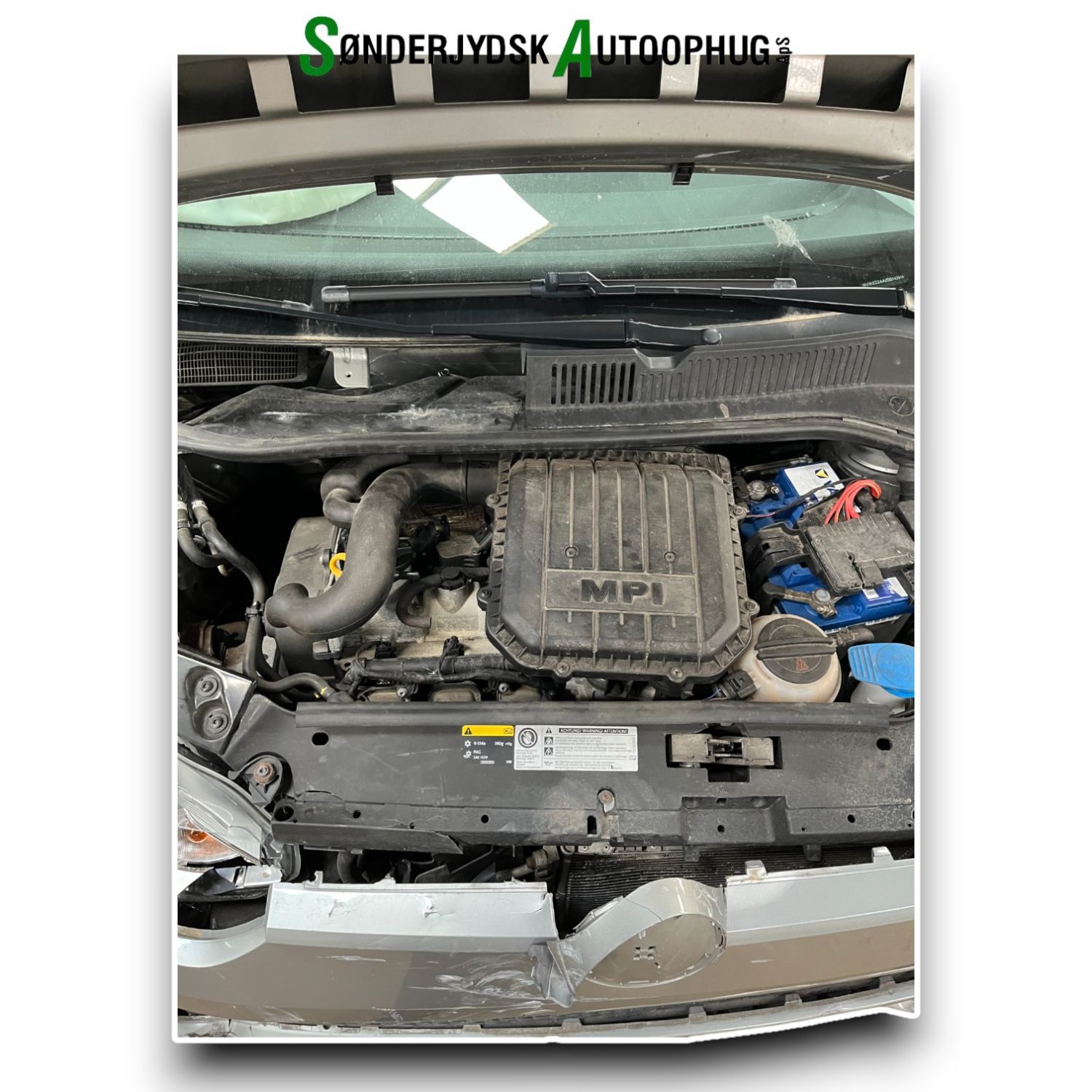 VW Up Pluk-Selv-Bil Med OEM Nr. Ophugger Fra VW Ophugger