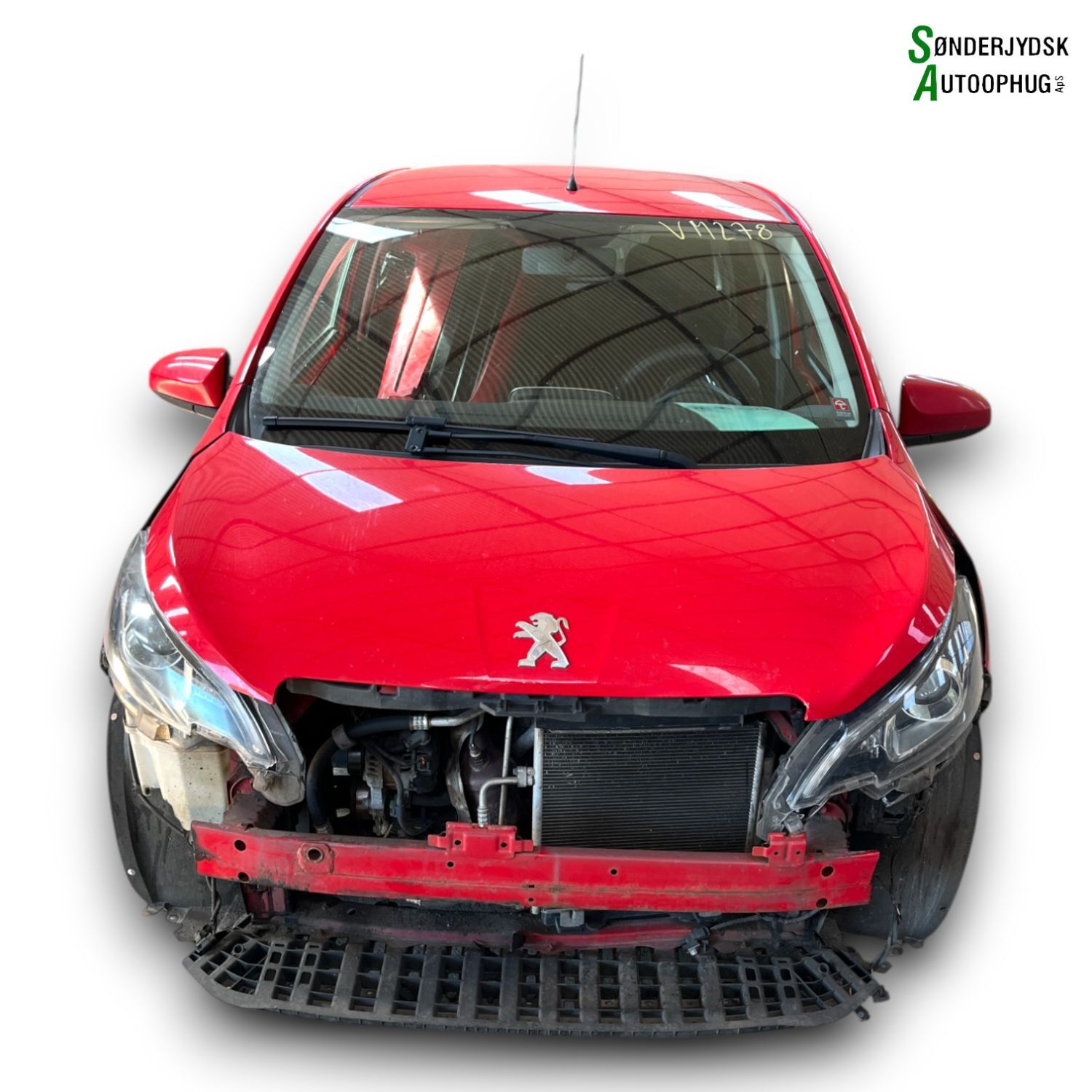 Peugeot 108 Pluk-Selv-Bil Med OEM Nr. Ophugger Fra Peugeot Ophugger