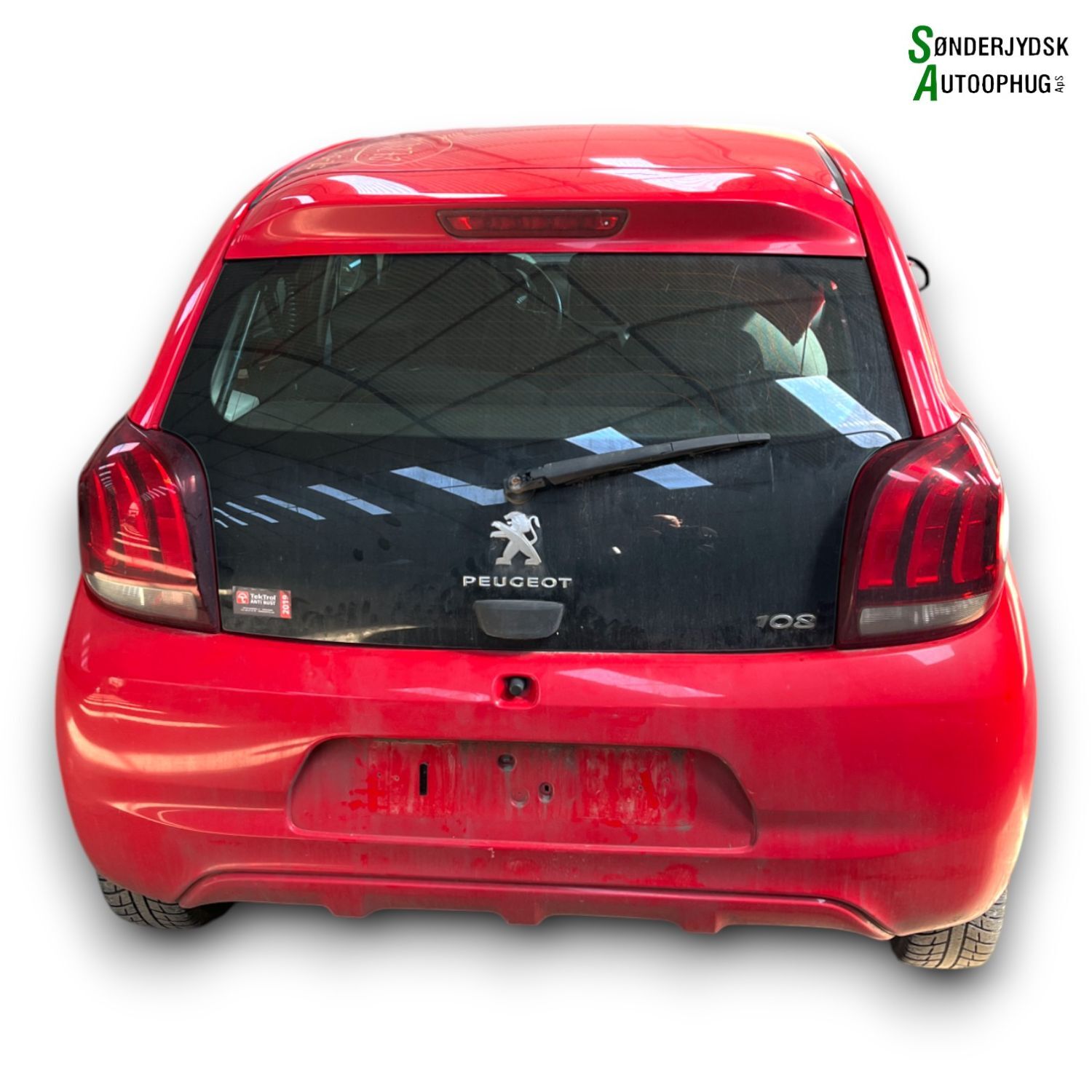 Peugeot 108 Pluk-Selv-Bil Med OEM Nr. Ophugger Fra Peugeot Ophugger