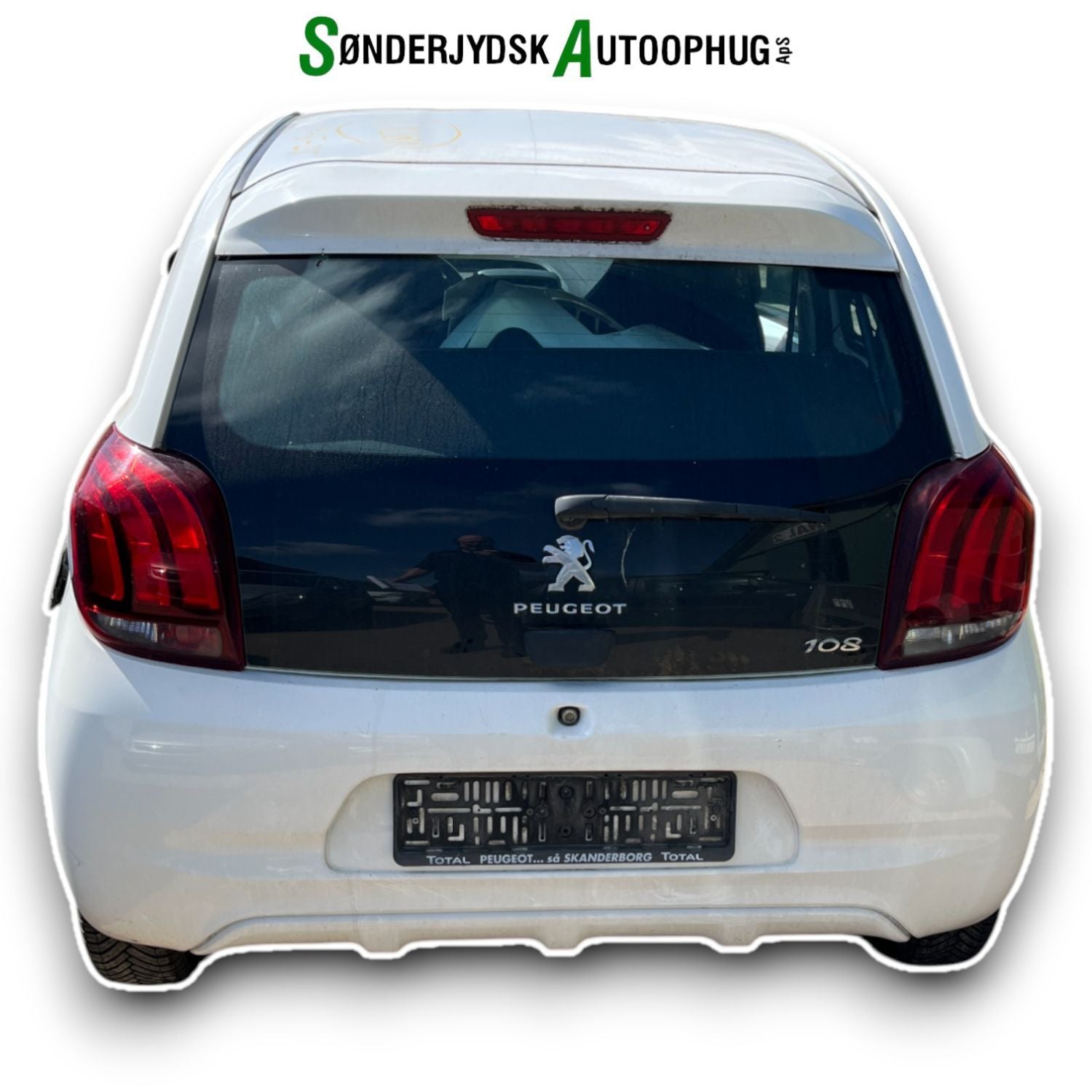 Peugeot 108 Pluk-Selv-Bil Med OEM Nr. Ophugger Fra Peugeot Ophugger