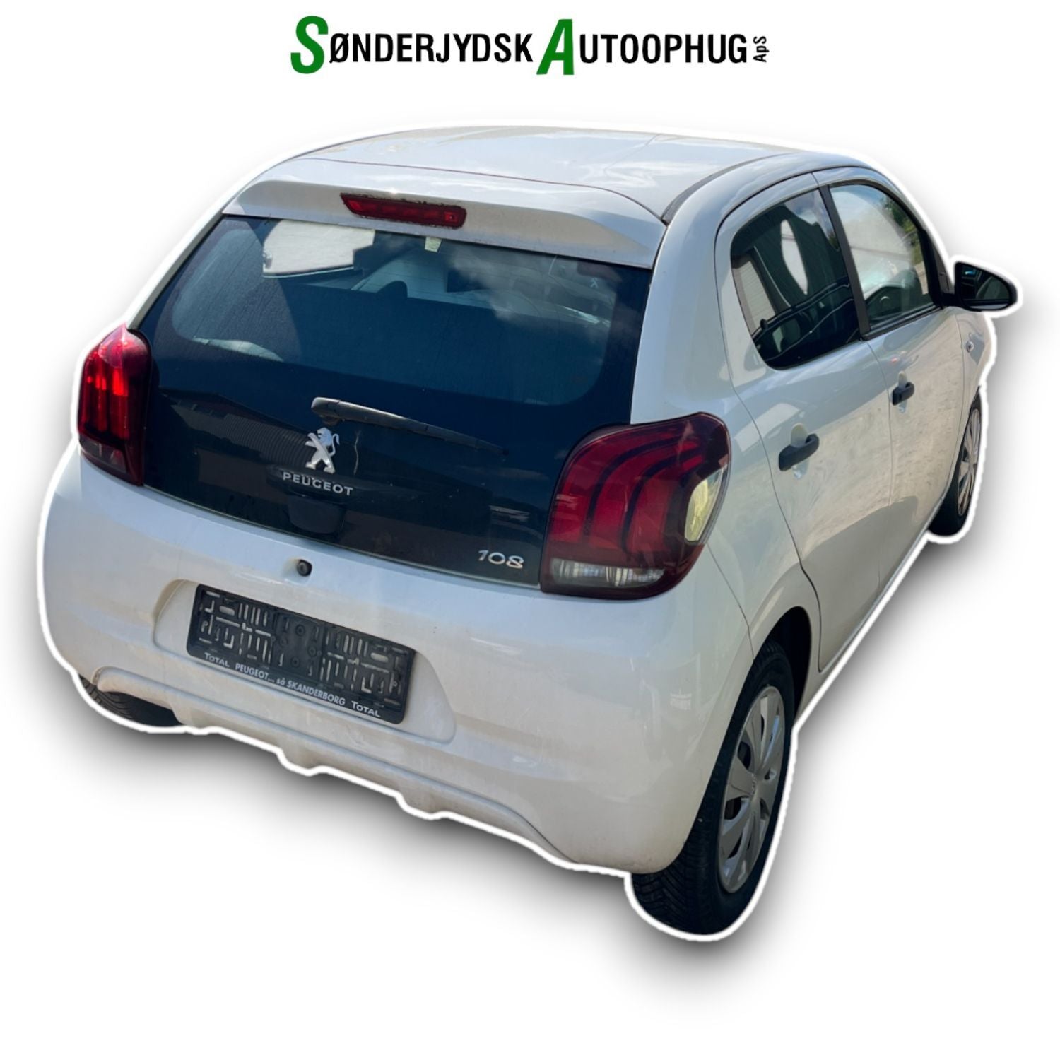 Peugeot 108 Pluk-Selv-Bil Med OEM Nr. Ophugger Fra Peugeot Ophugger