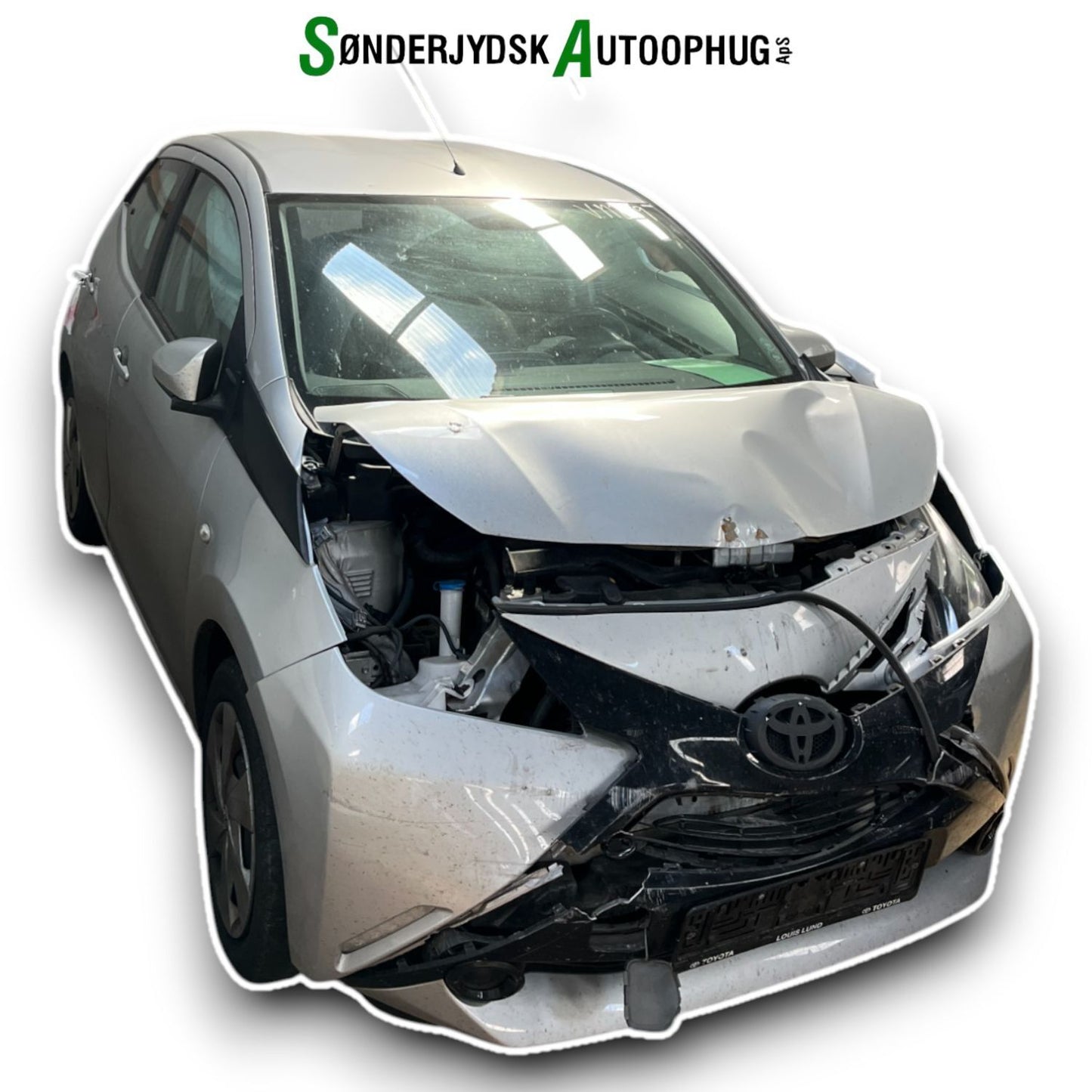 Toyota Aygo Pluk-Selv-Bil Med OEM Nr. Ophugger Fra Toyota Ophugger