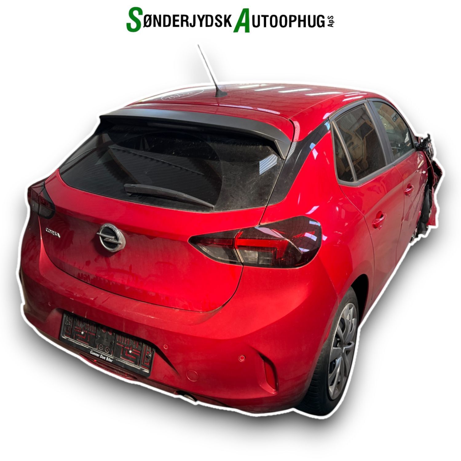Opel Corsa F Pluk-Selv-Bil Med OEM Nr. Ophugger Fra Opel Ophugger