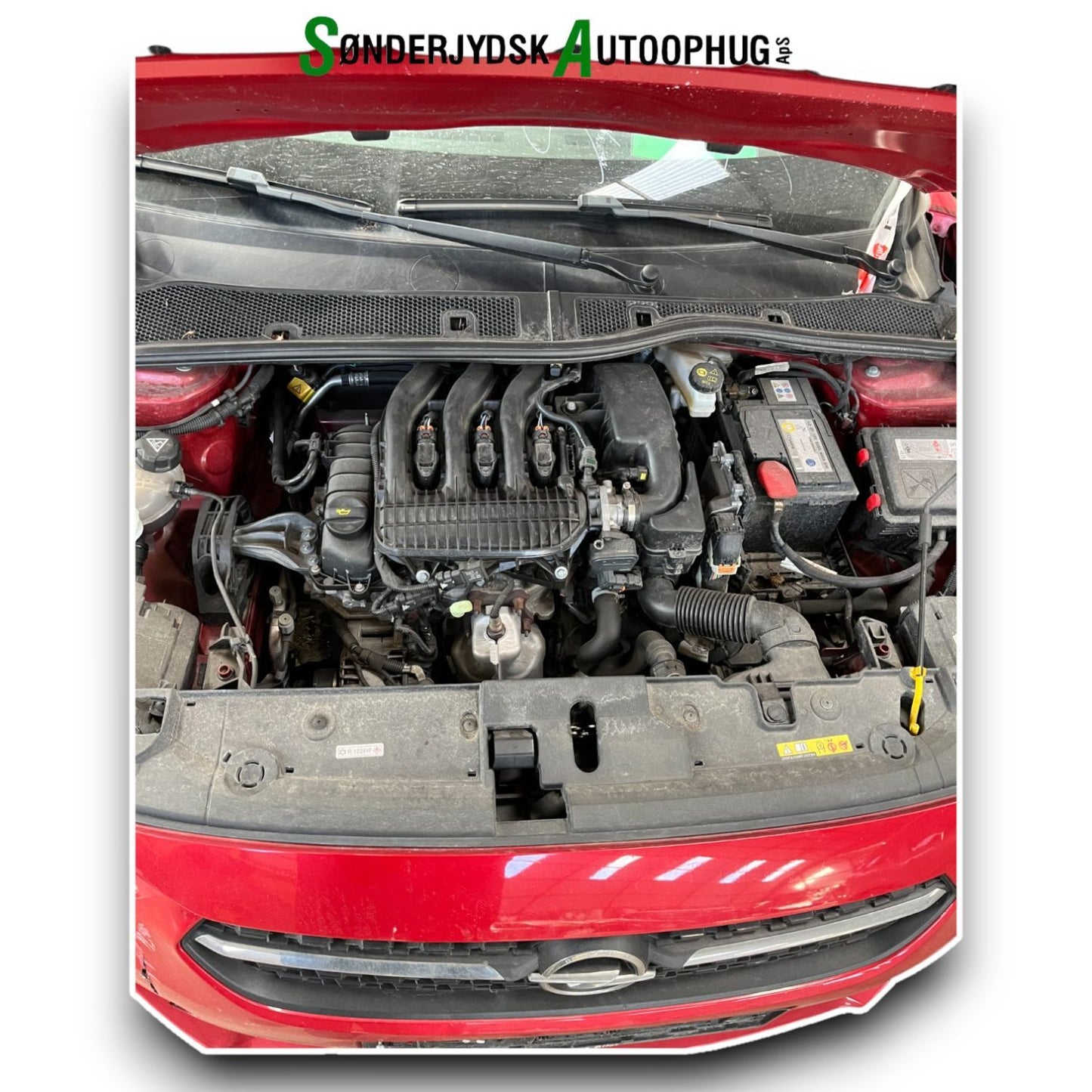 Opel Corsa F Pluk-Selv-Bil Med OEM Nr. Ophugger Fra Opel Ophugger