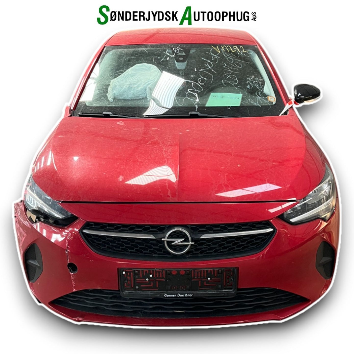 Opel Corsa F Pluk-Selv-Bil Med OEM Nr. Ophugger Fra Opel Ophugger
