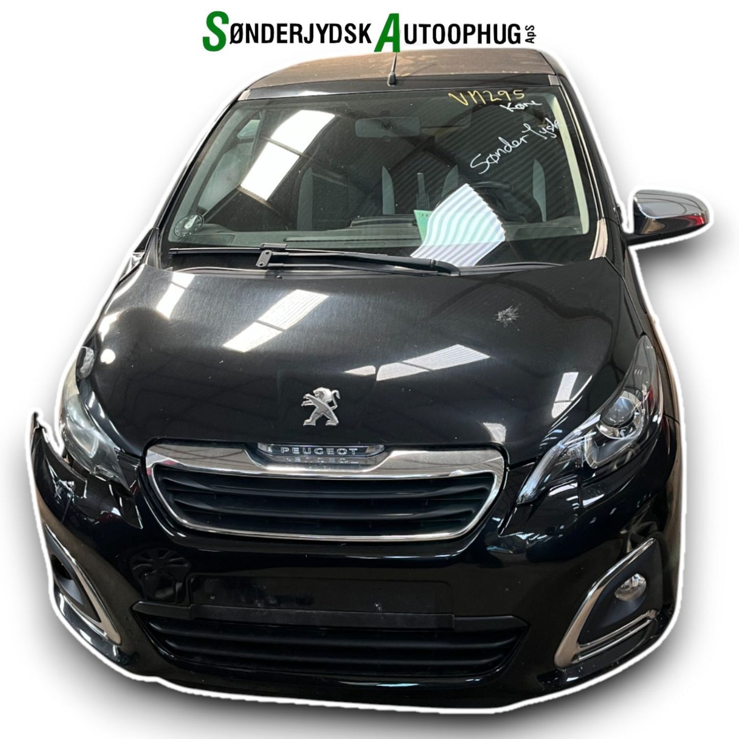 Peugeot 108 Pluk-Selv-Bil Med OEM Nr. Ophugger Fra Peugeot Ophugger