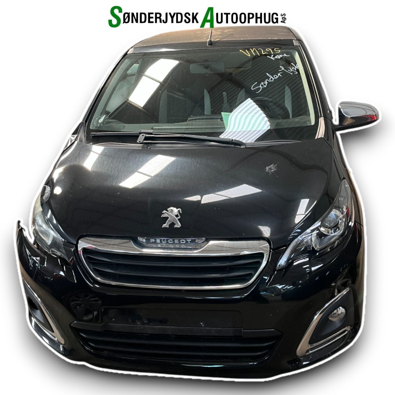 Peugeot 108 Pluk-Selv-Bil Med OEM Nr. Ophugger Fra Peugeot Ophugger