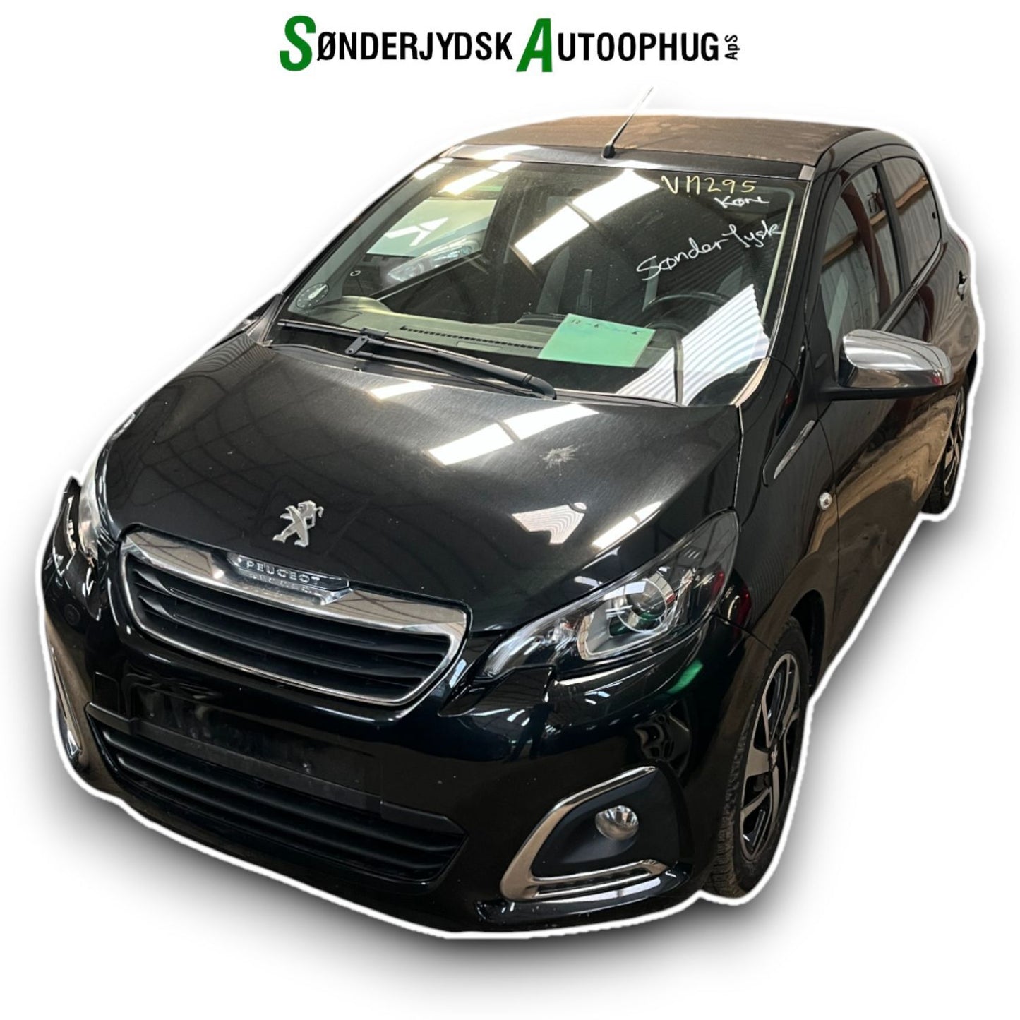 Peugeot 108 Pluk-Selv-Bil Med OEM Nr. Ophugger Fra Peugeot Ophugger