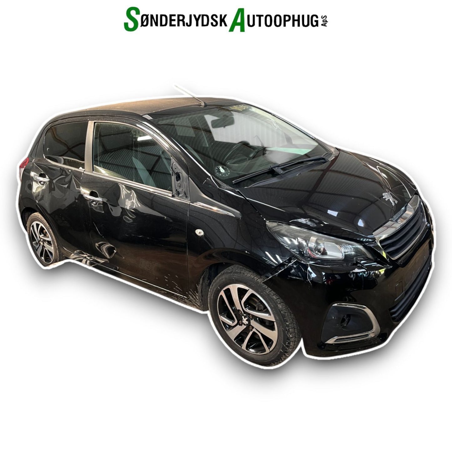 Peugeot 108 Pluk-Selv-Bil Med OEM Nr. Ophugger Fra Peugeot Ophugger