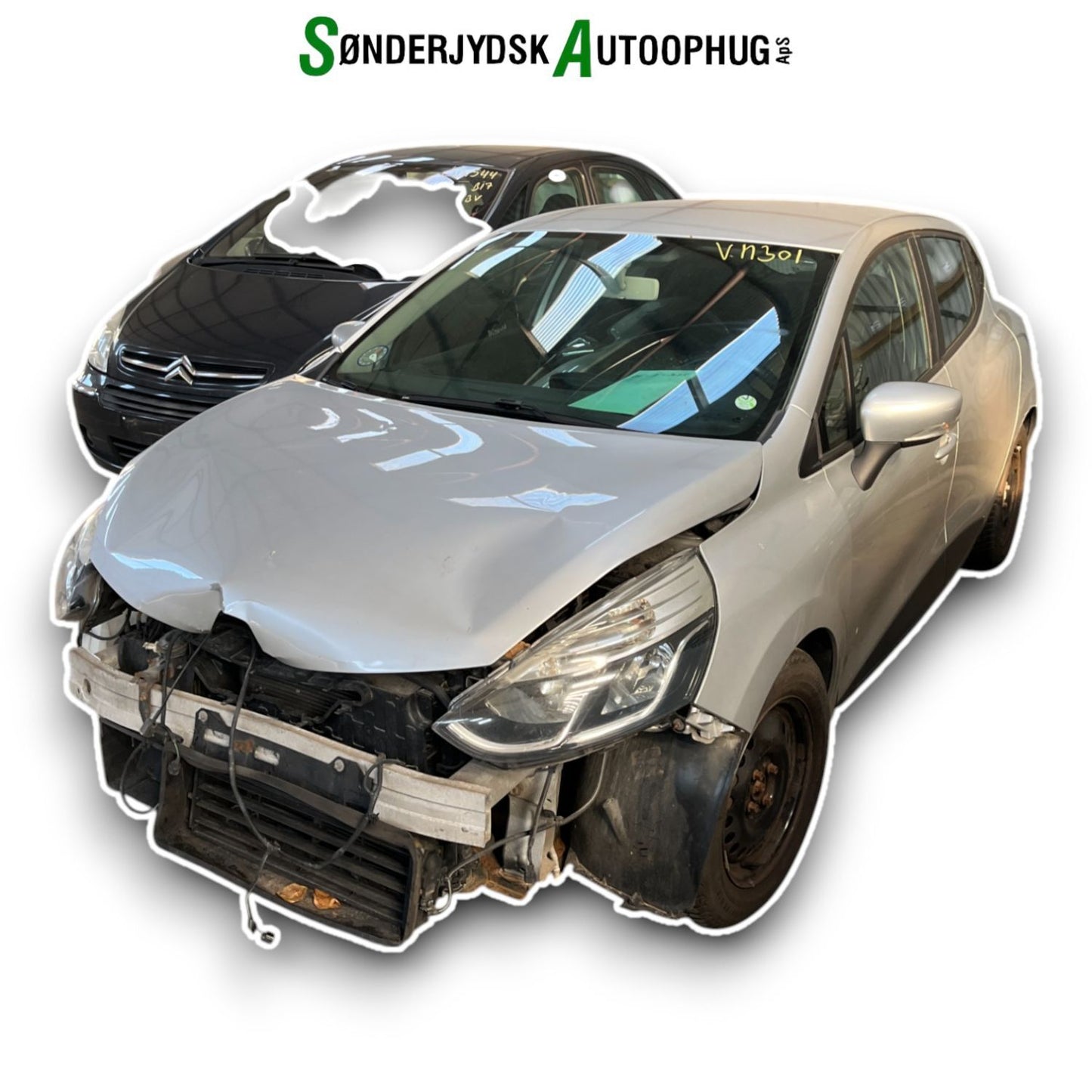 Renault Clio 4 Pluk-Selv-Bil Med OEM Nr. Ophugger Fra Renault Ophugger