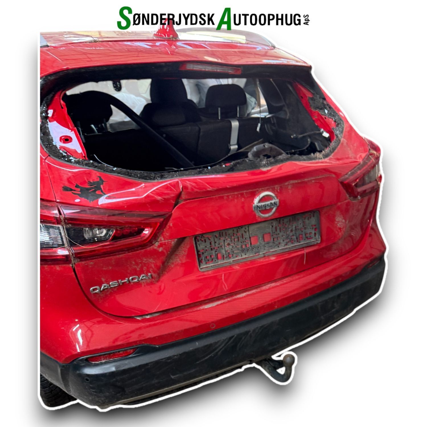 Nissan Qashqai Pluk-Selv-Bil Med OEM Nr. Ophugger Fra Nissan Ophugger