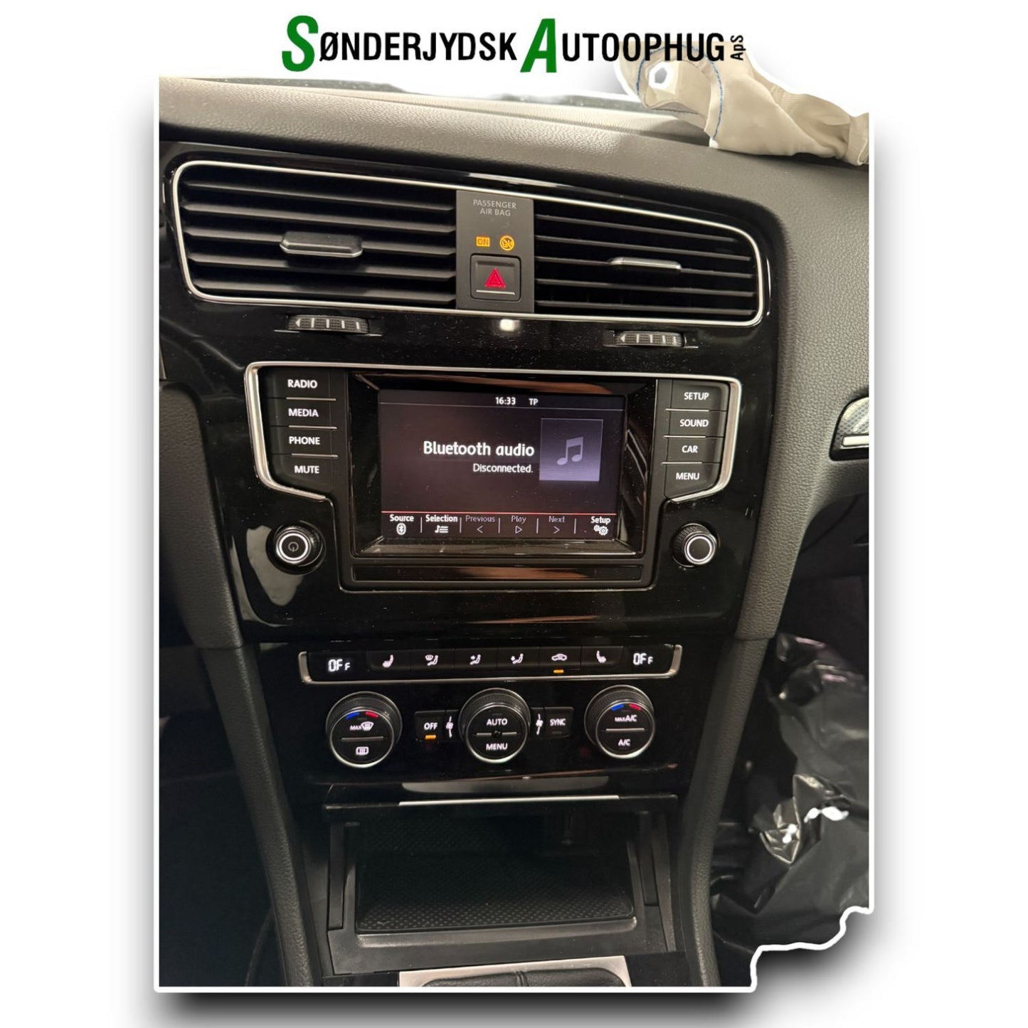 VW Golf 7 AU Pluk-Selv-Bil Med OEM Nr. Ophugger Fra VW Ophugger