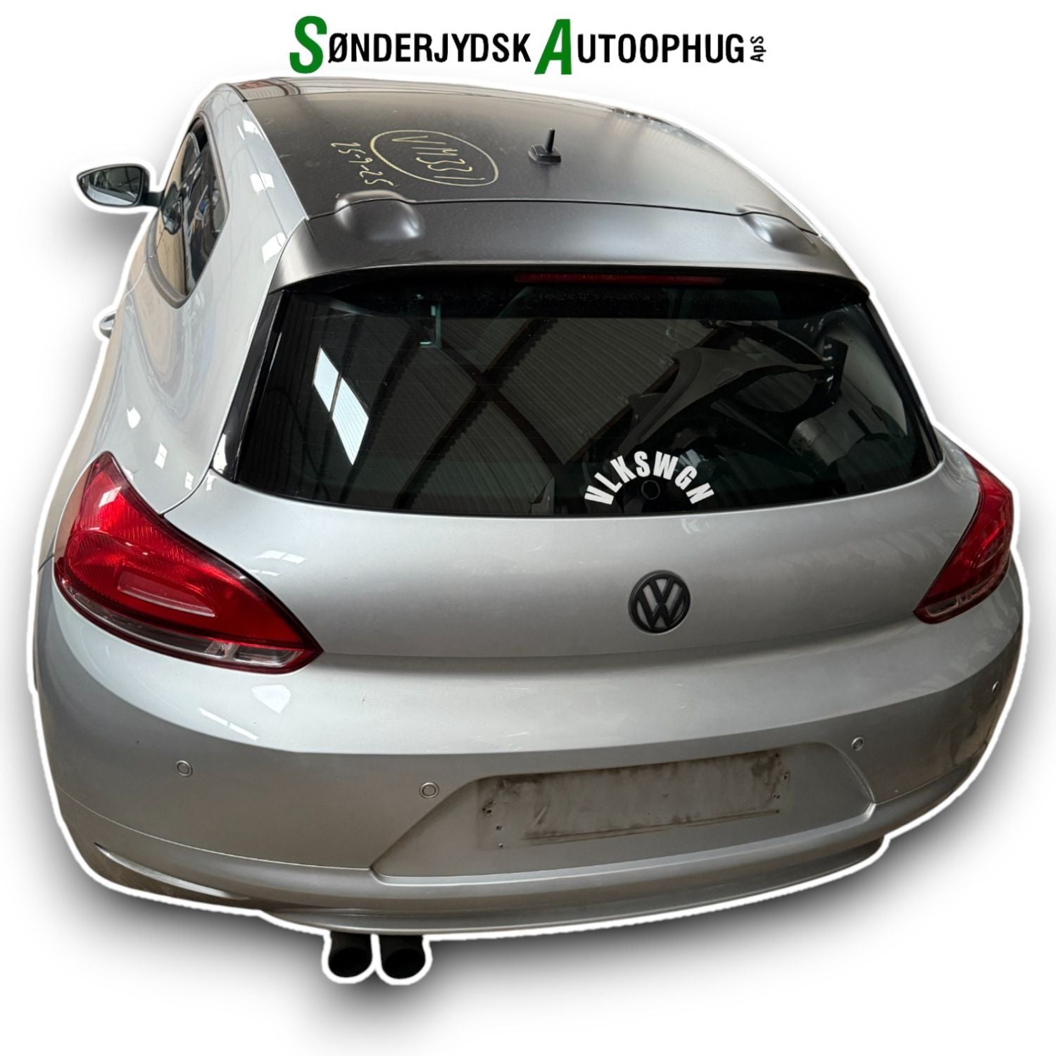VW Scirocco III I3 Pluk-Selv-Bil Med OEM Nr. Ophugger Fra VW Ophugger
