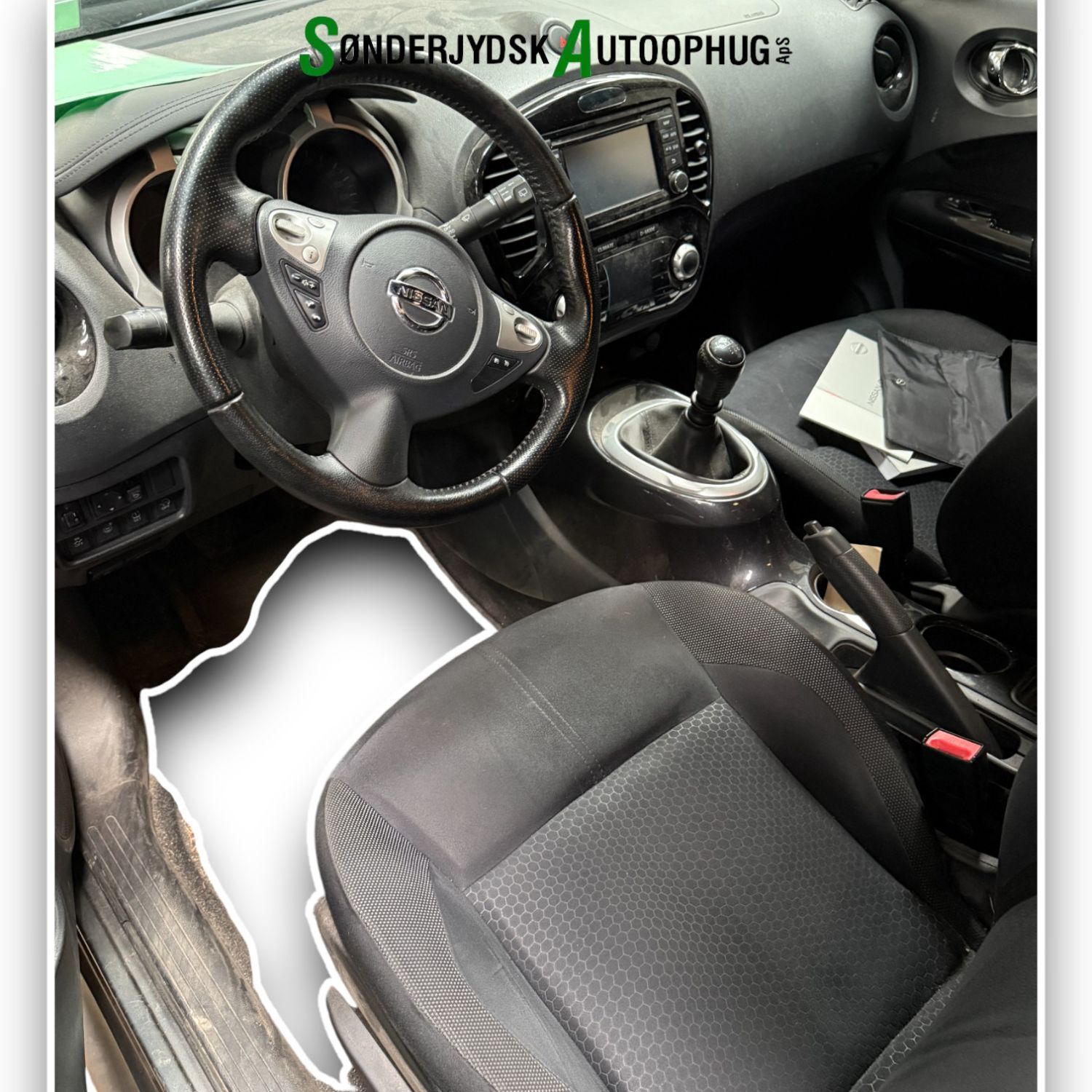 Nissan Juke Pluk-Selv-Bil Med OEM Nr. 101024ED9B Fra Nissan Ophugger