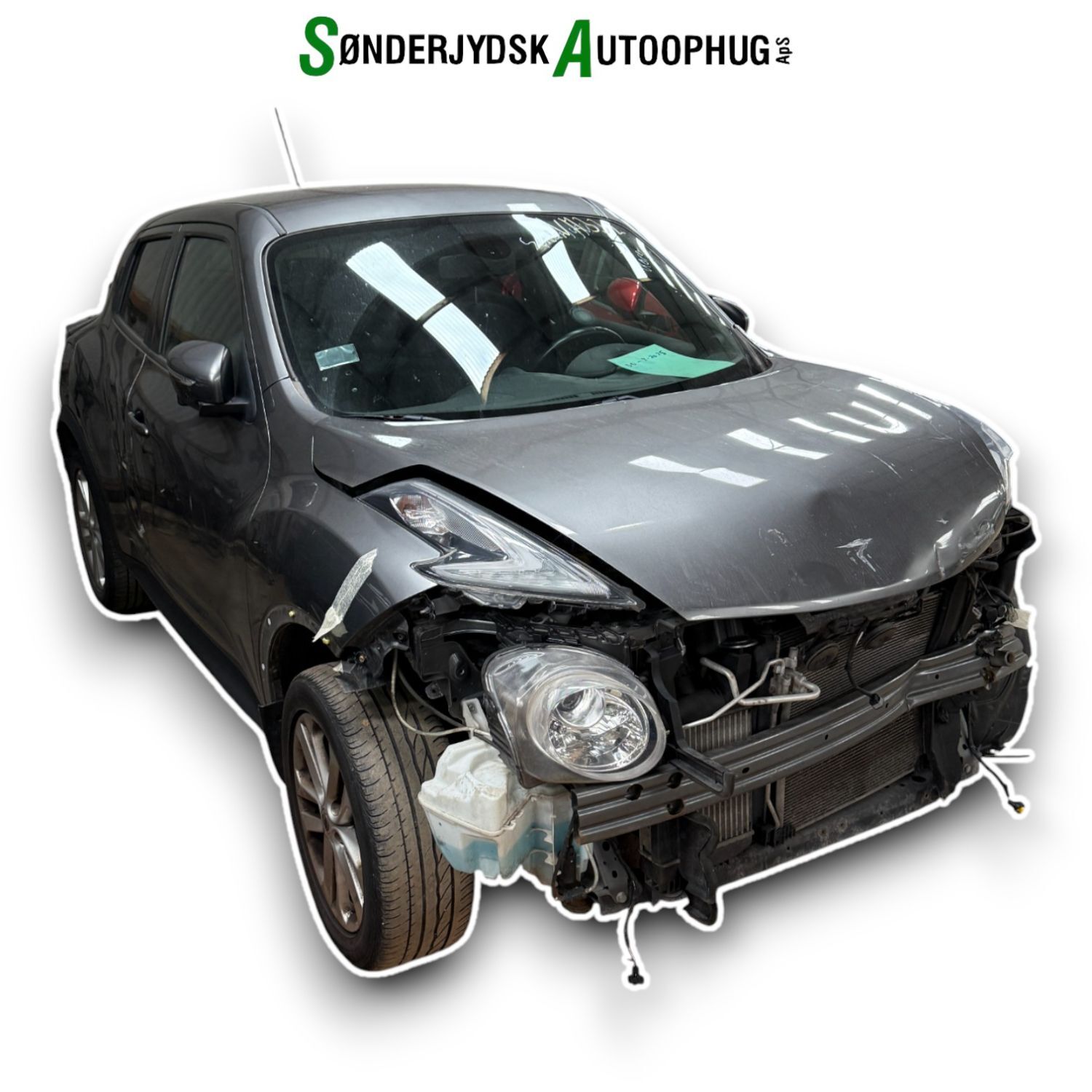 Nissan Juke Pluk-Selv-Bil Med OEM Nr. 101024ED9B Fra Nissan Ophugger