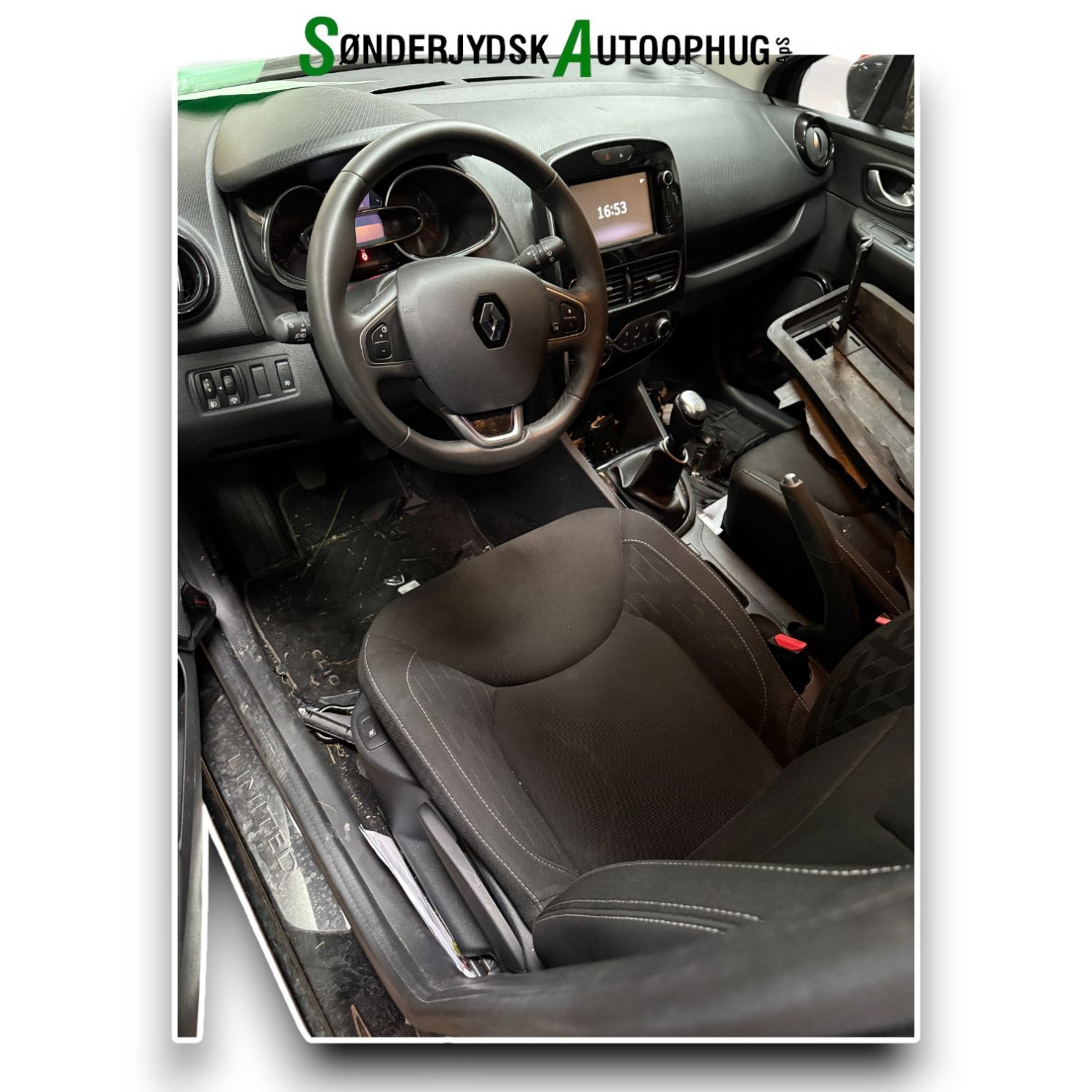 Renault Clio 4 Pluk-Selv-Bil Med OEM Nr. Ophugger Fra Renault Ophugger
