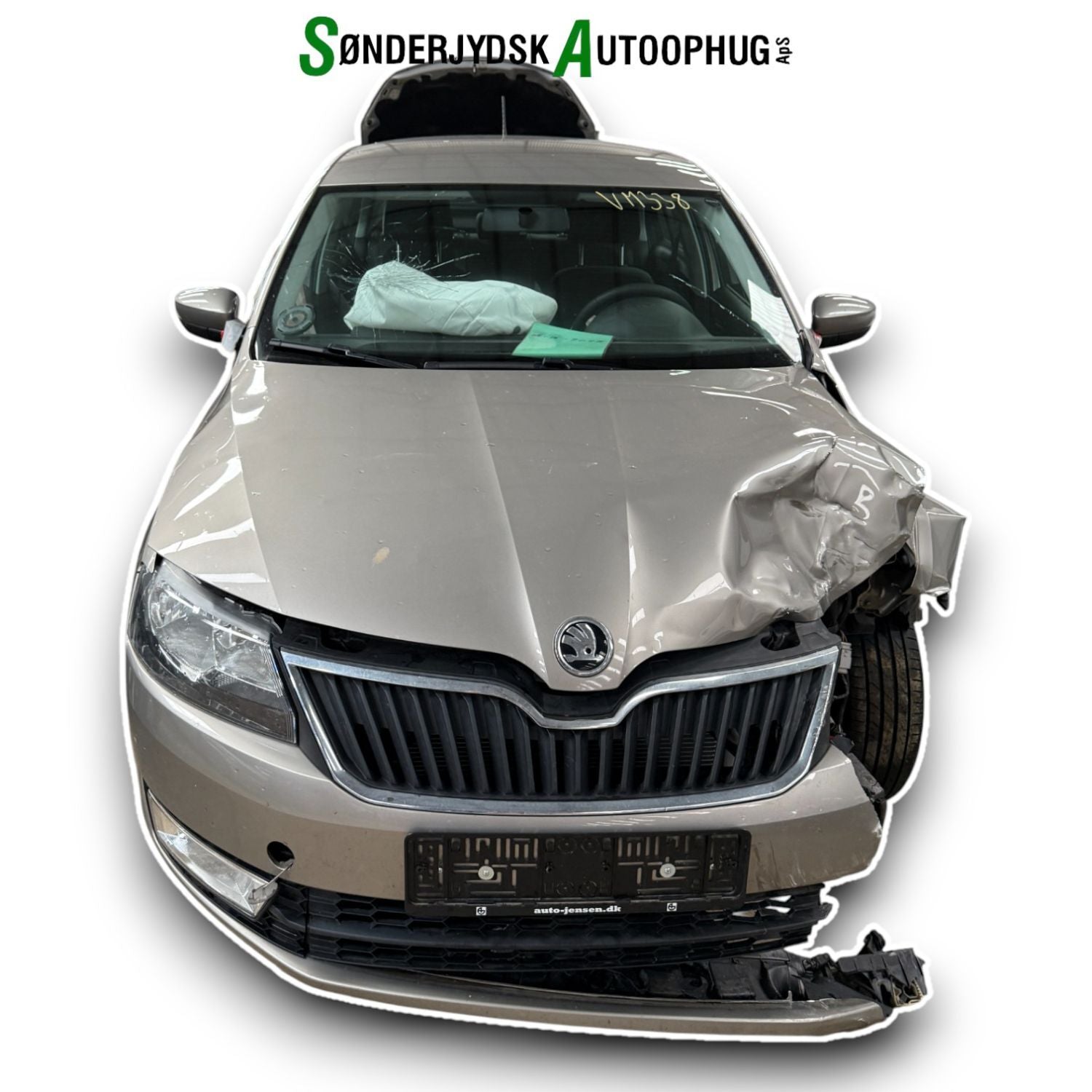 Skoda Rapid Pluk-Selv-Bil Med OEM Nr. Ophugger Fra Skoda Ophugger