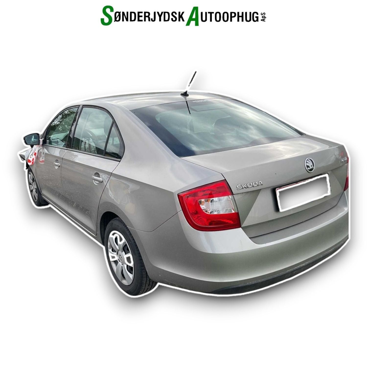 Skoda Rapid Pluk-Selv-Bil Med OEM Nr. Ophugger Fra Skoda Ophugger