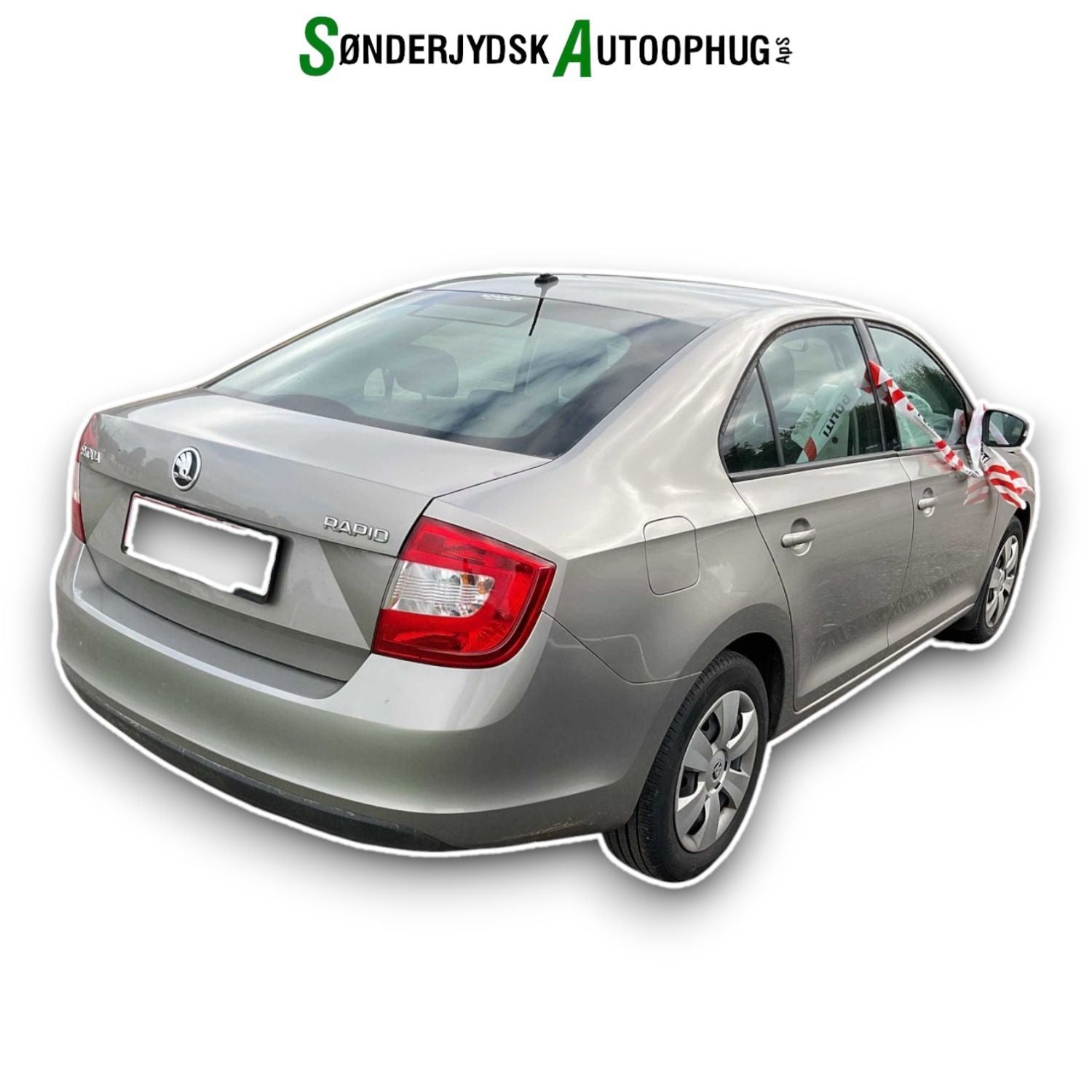Skoda Rapid Pluk-Selv-Bil Med OEM Nr. Ophugger Fra Skoda Ophugger