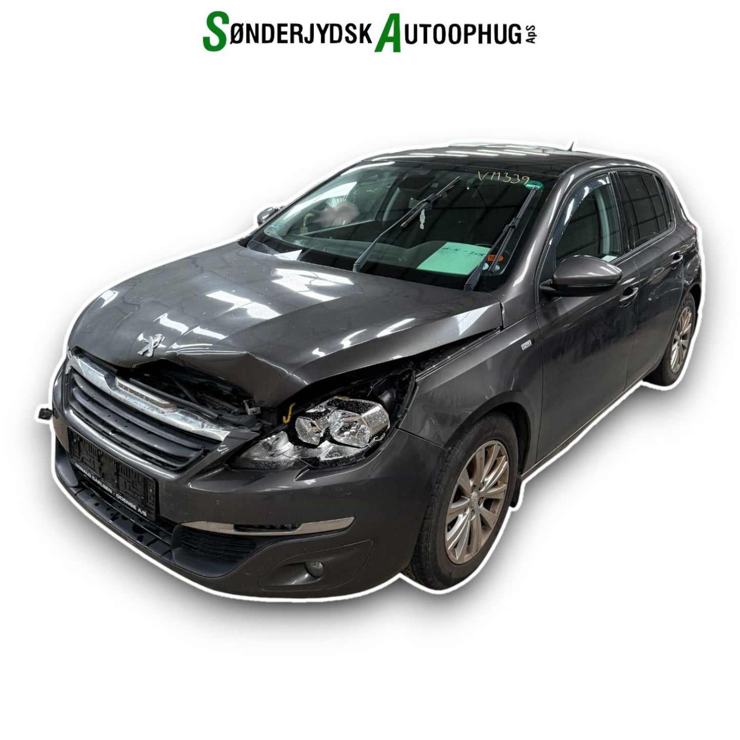 Peugeot 308 Pluk-Selv-Bil Med OEM Nr. Ophugger Fra Peugeot Ophugger