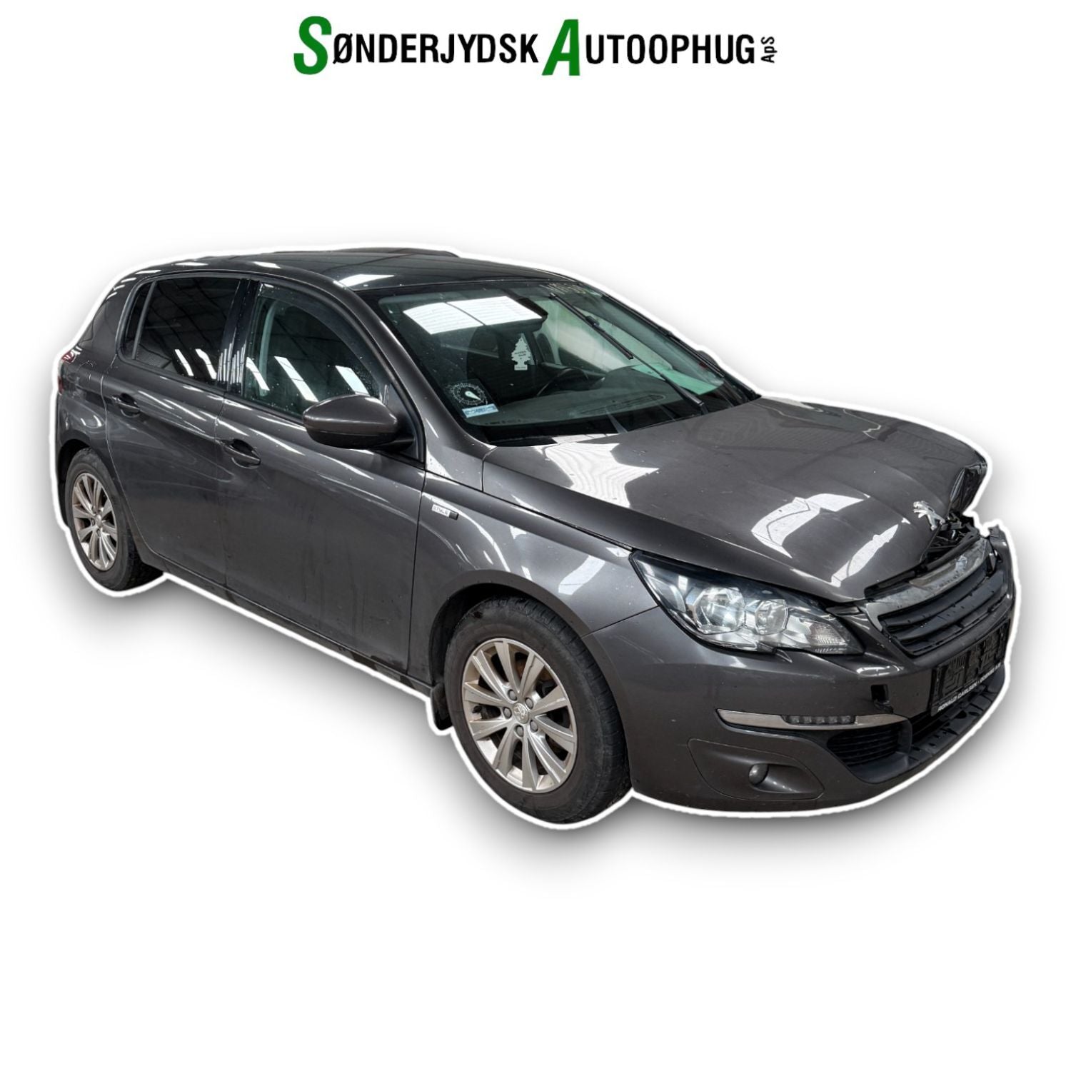 Peugeot 308 Pluk-Selv-Bil Med OEM Nr. Ophugger Fra Peugeot Ophugger