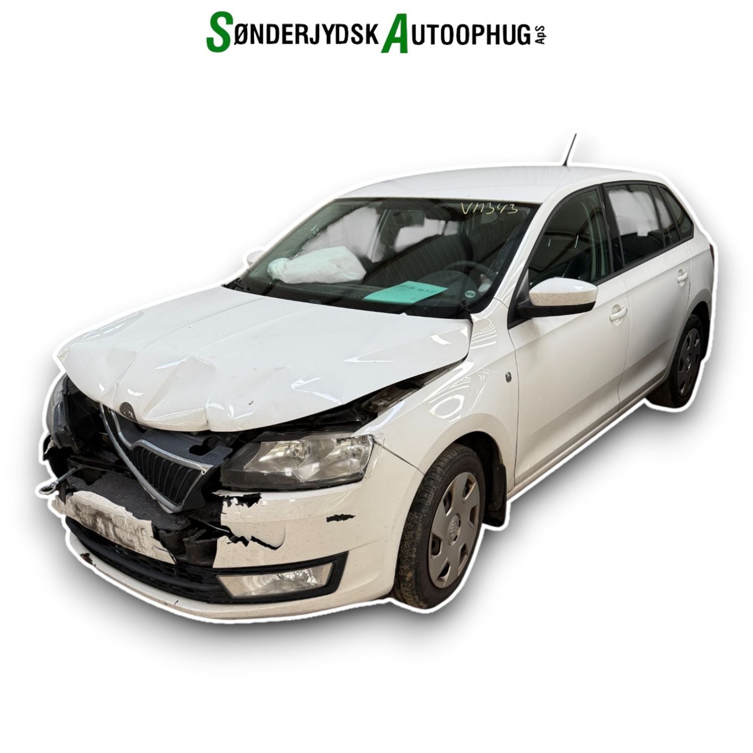 Skoda Rapid Pluk-Selv-Bil Med OEM Nr. Ophugger Fra Skoda Ophugger