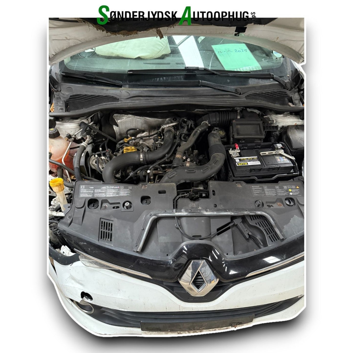 Renault Clio 4 Pluk-Selv-Bil Med OEM Nr. Ophugger Fra Renault Ophugger