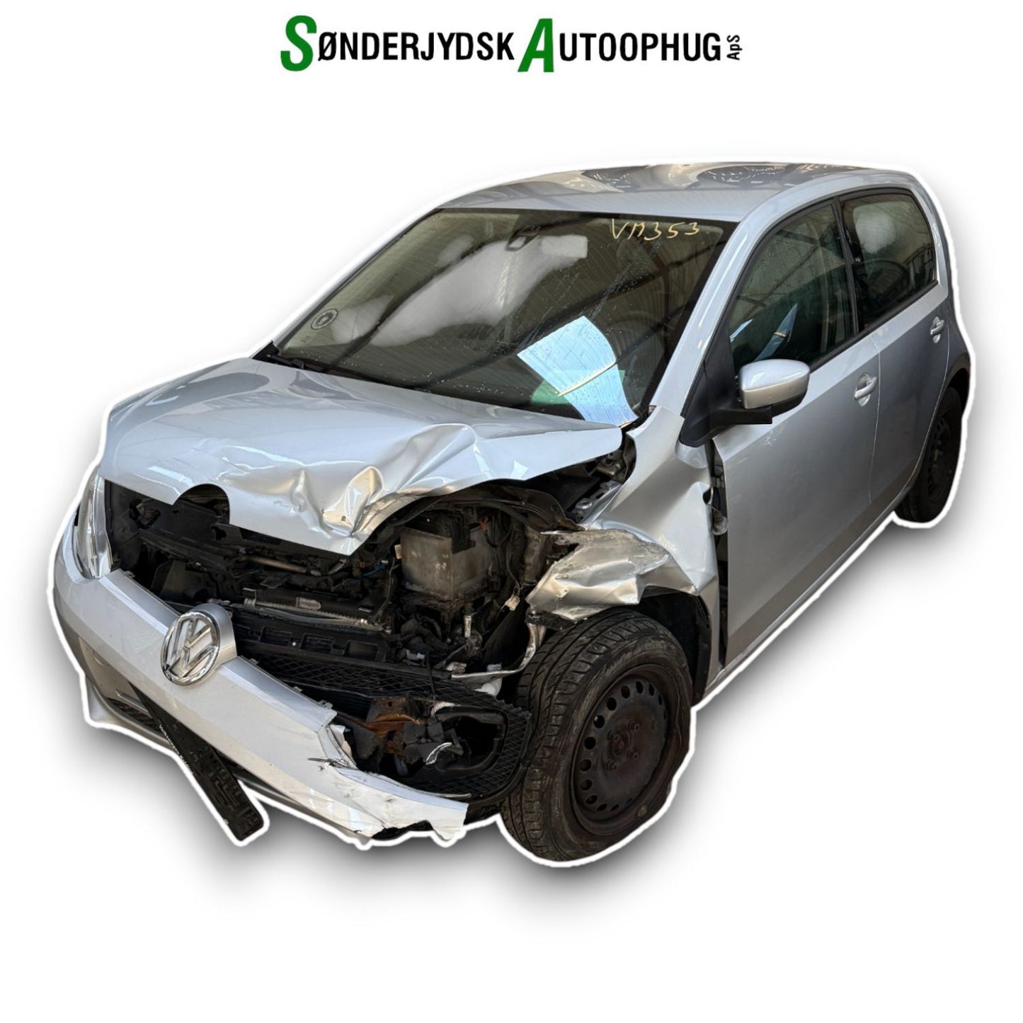 VW Up Pluk-Selv-Bil Med OEM Nr. Ophugger Fra VW Ophugger