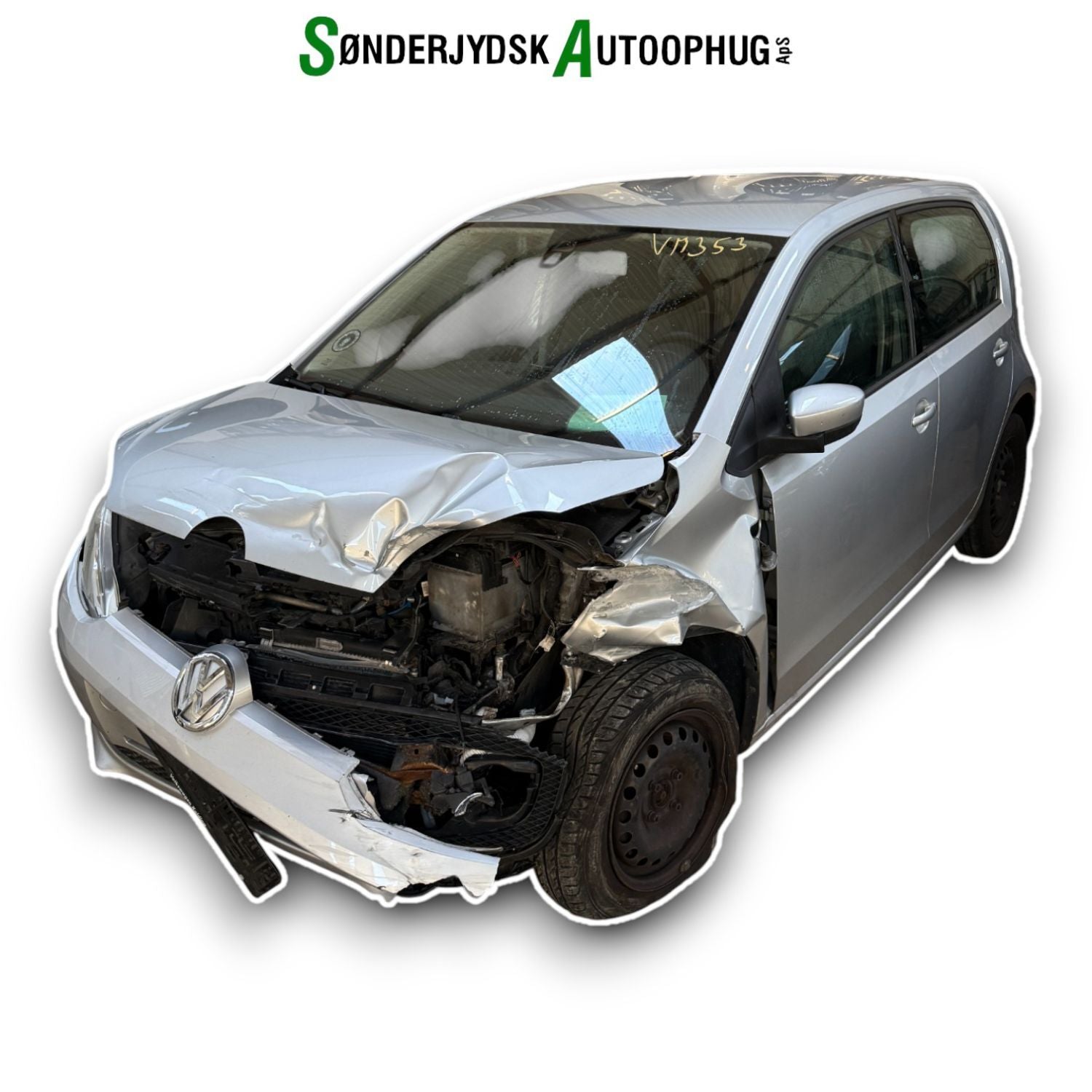 VW Up Pluk-Selv-Bil Med OEM Nr. Ophugger Fra VW Ophugger