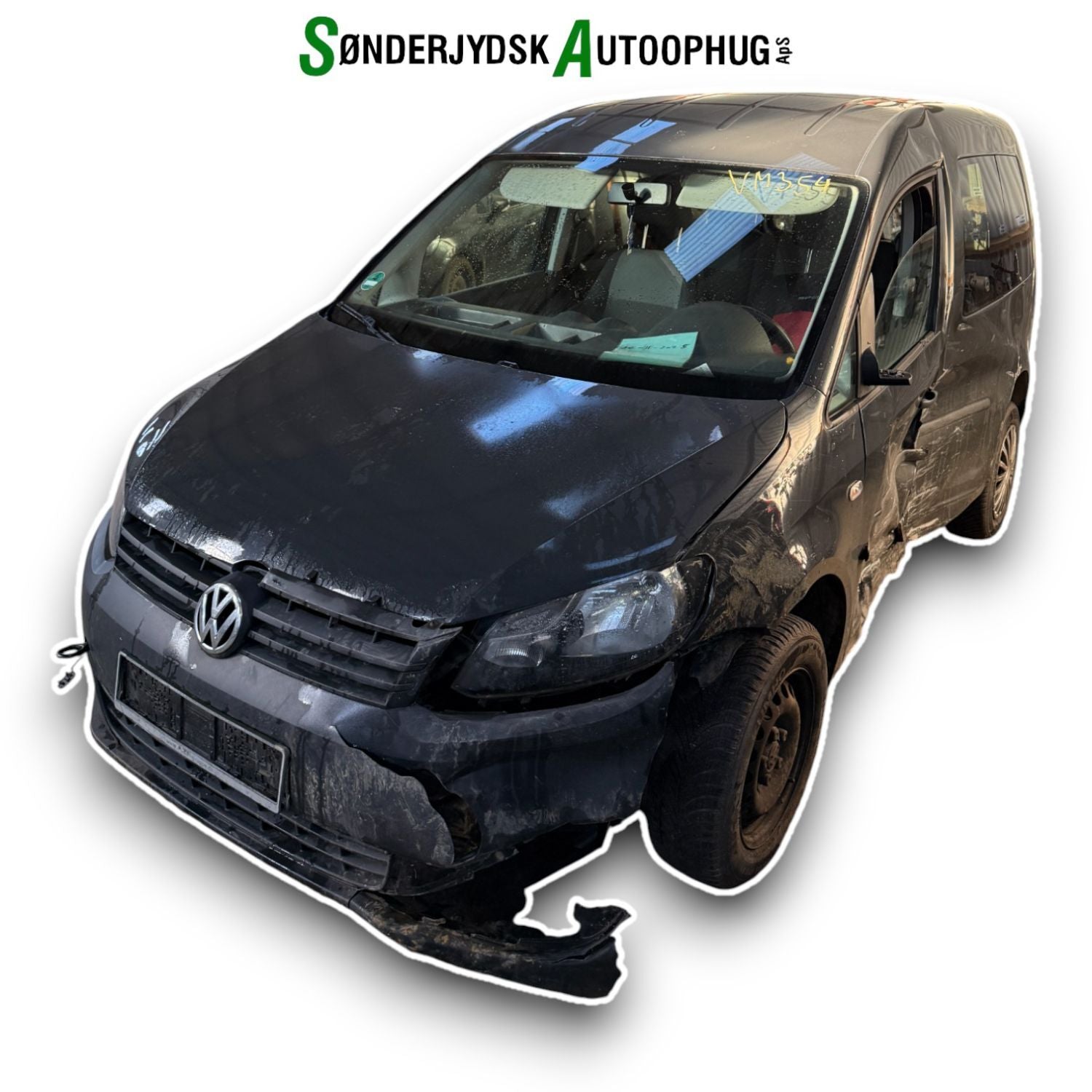 VW Caddy 2K Pluk-Selv-Bil Med OEM Nr. Ophugger Fra VW Ophugger